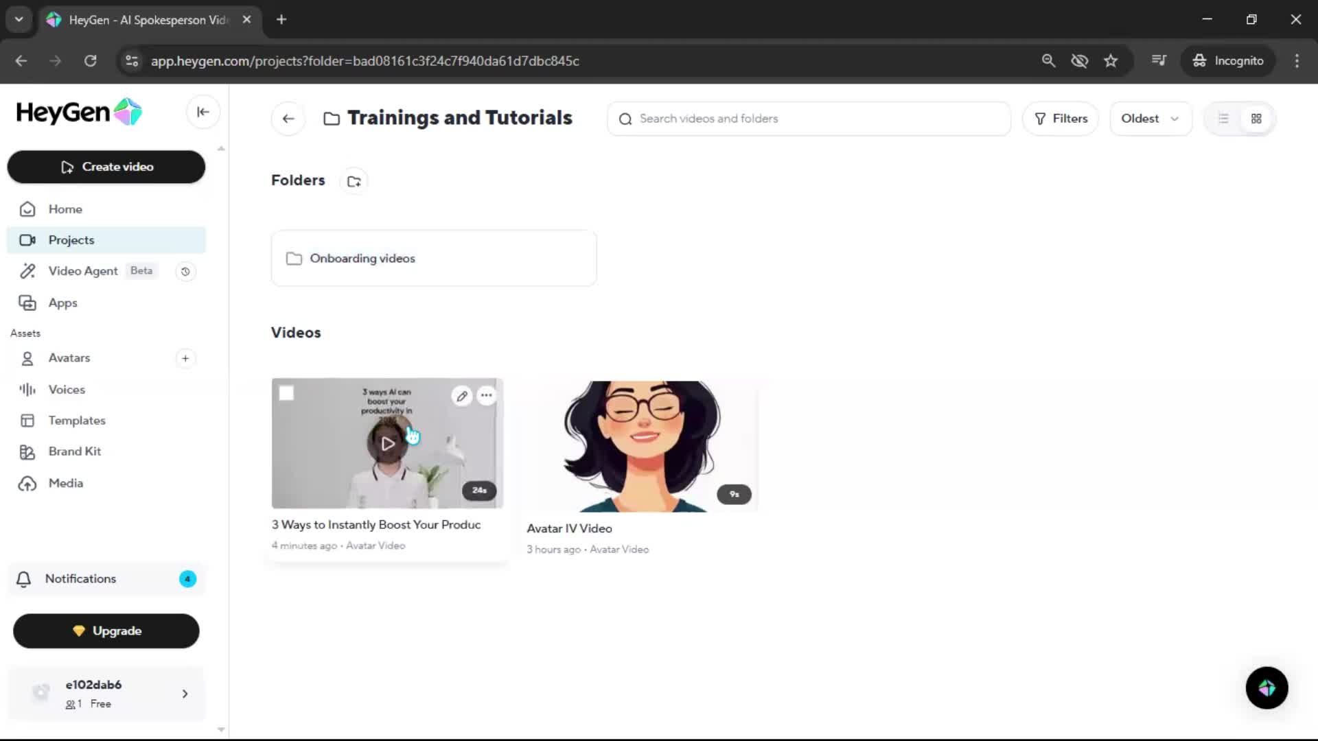 Creating a video screenshot