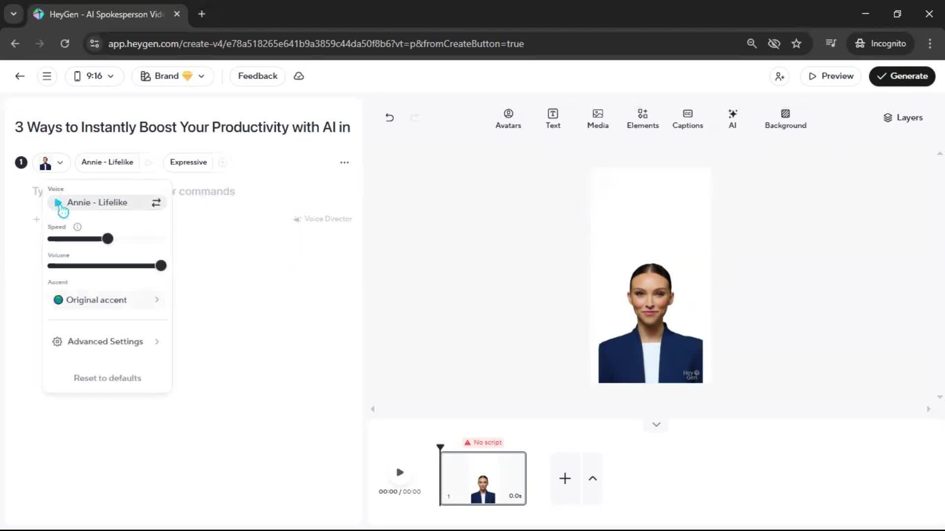 Creating a video screenshot