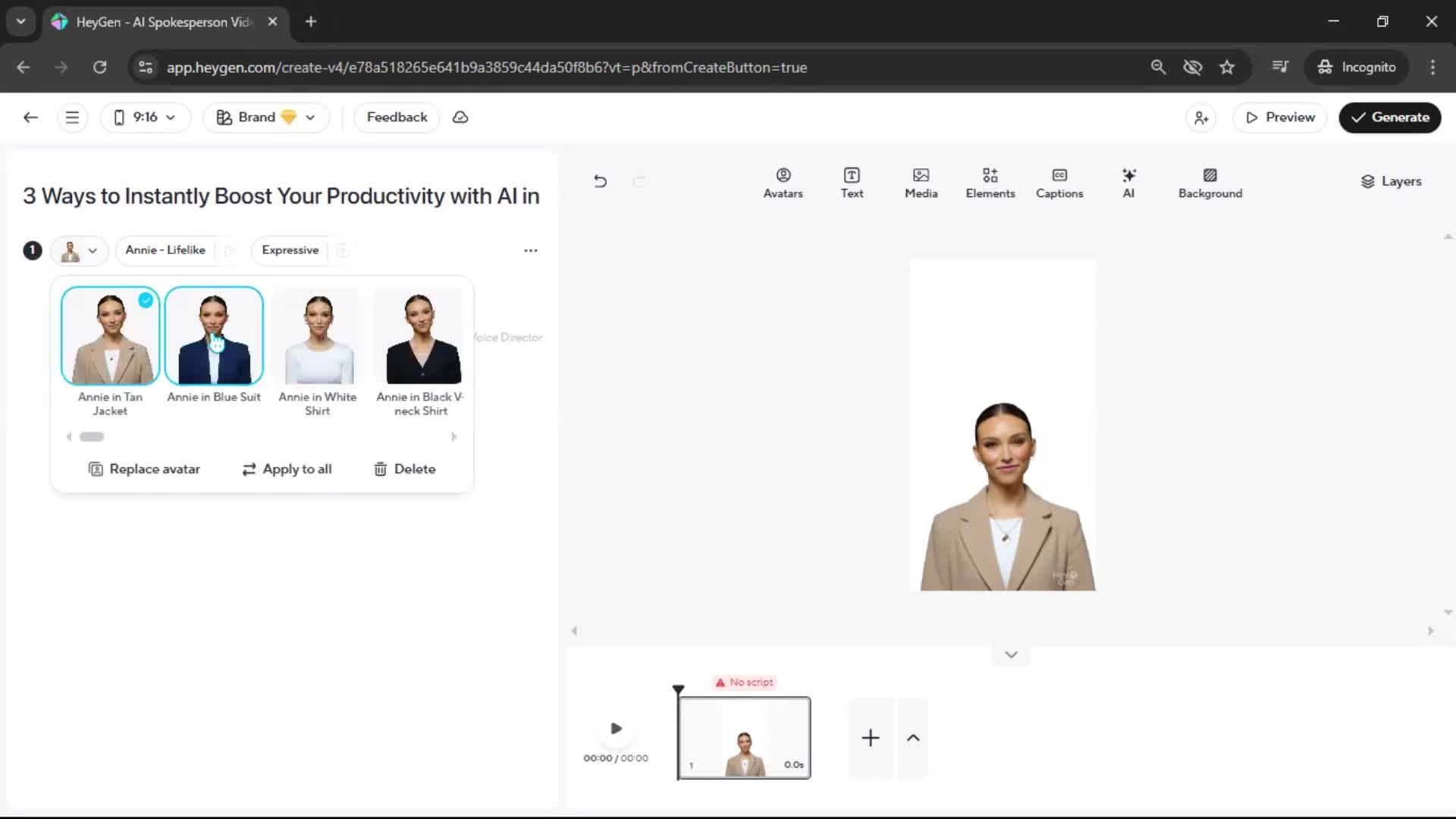 Creating a video screenshot