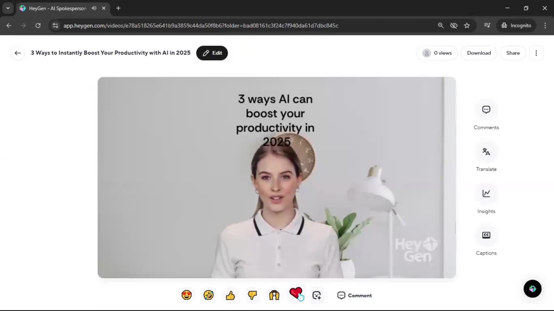 Creating a video screenshot