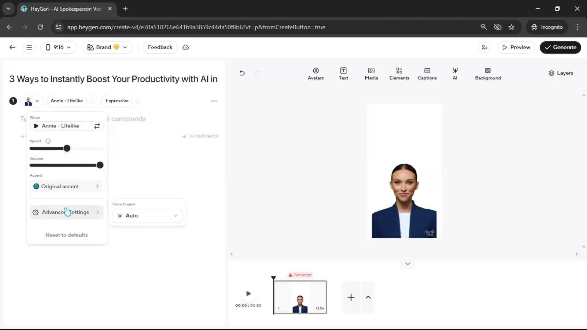 Creating a video screenshot