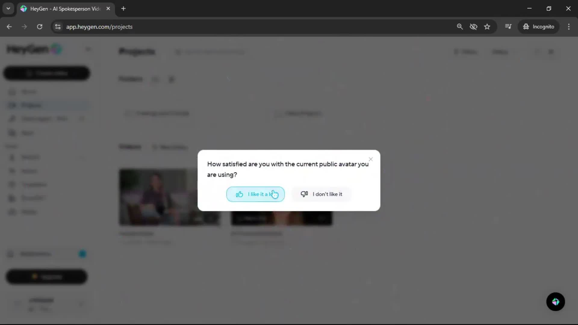 Creating a video screenshot
