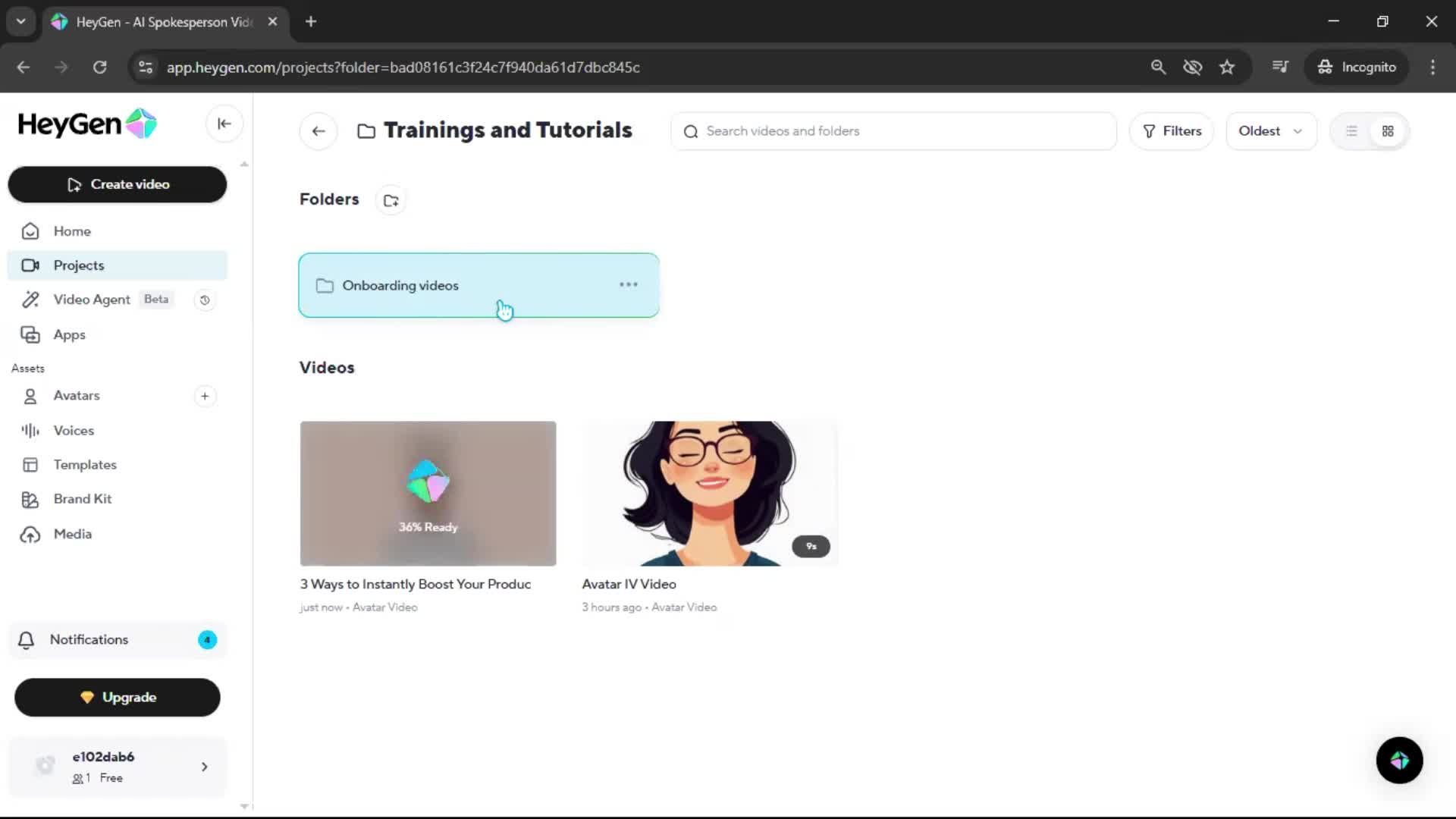 Creating a video screenshot