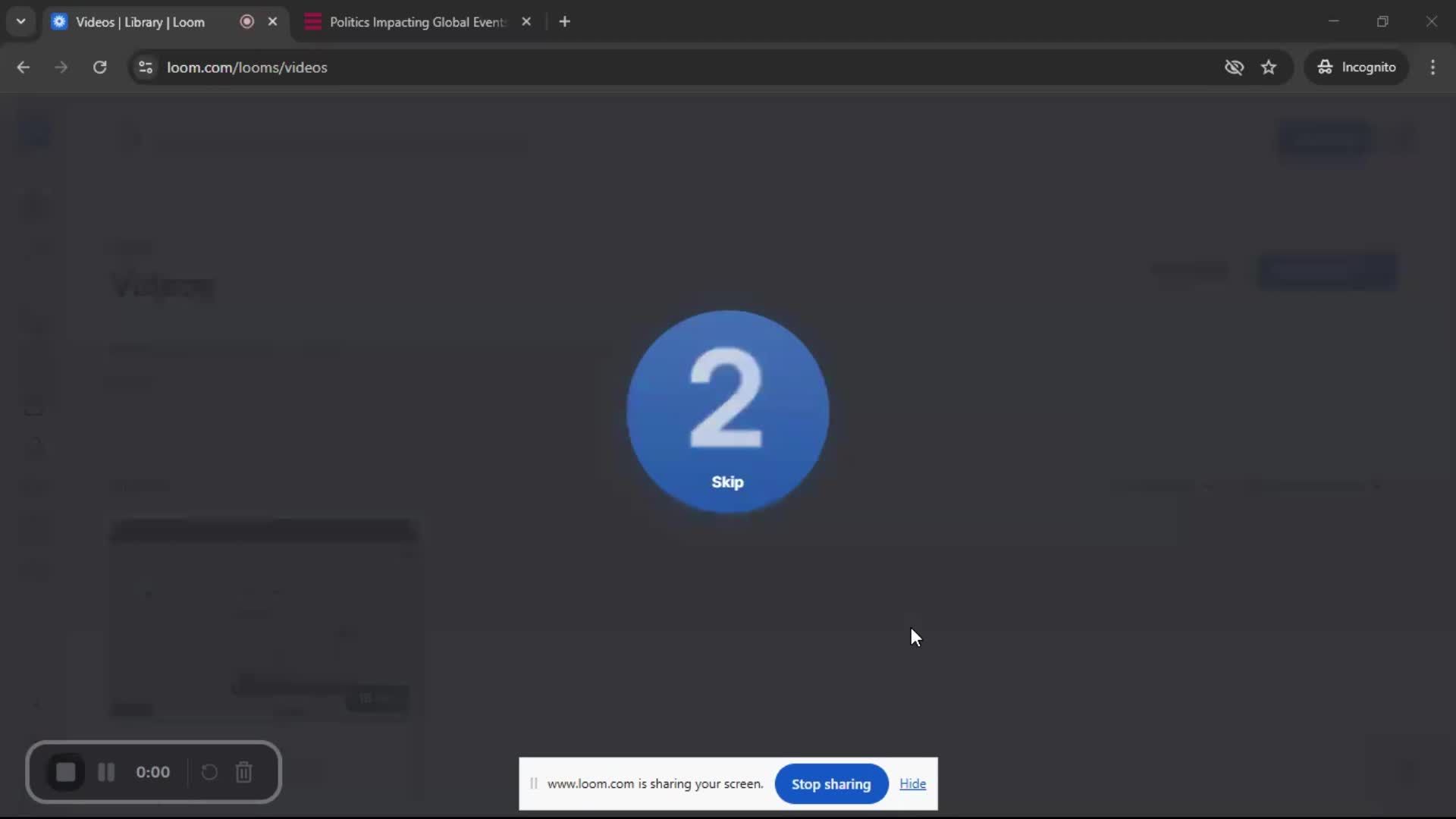 Creating a video screenshot
