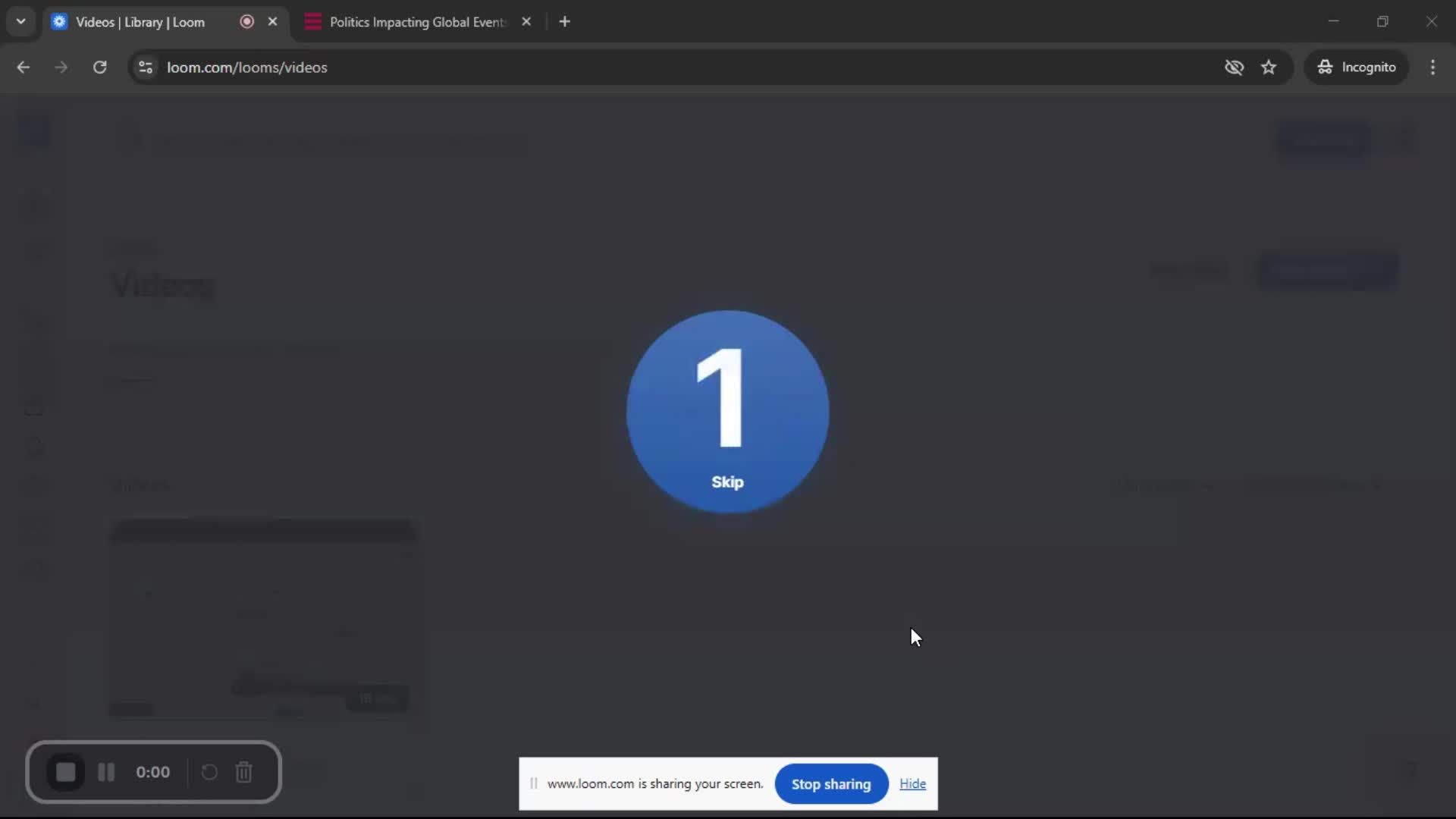Creating a video screenshot