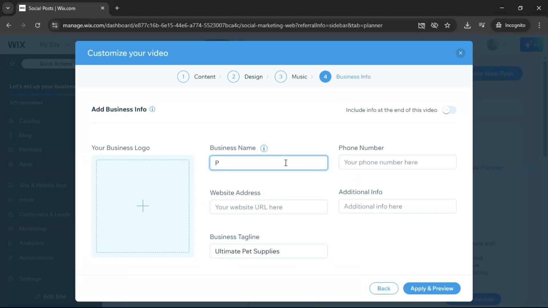 Creating a video screenshot