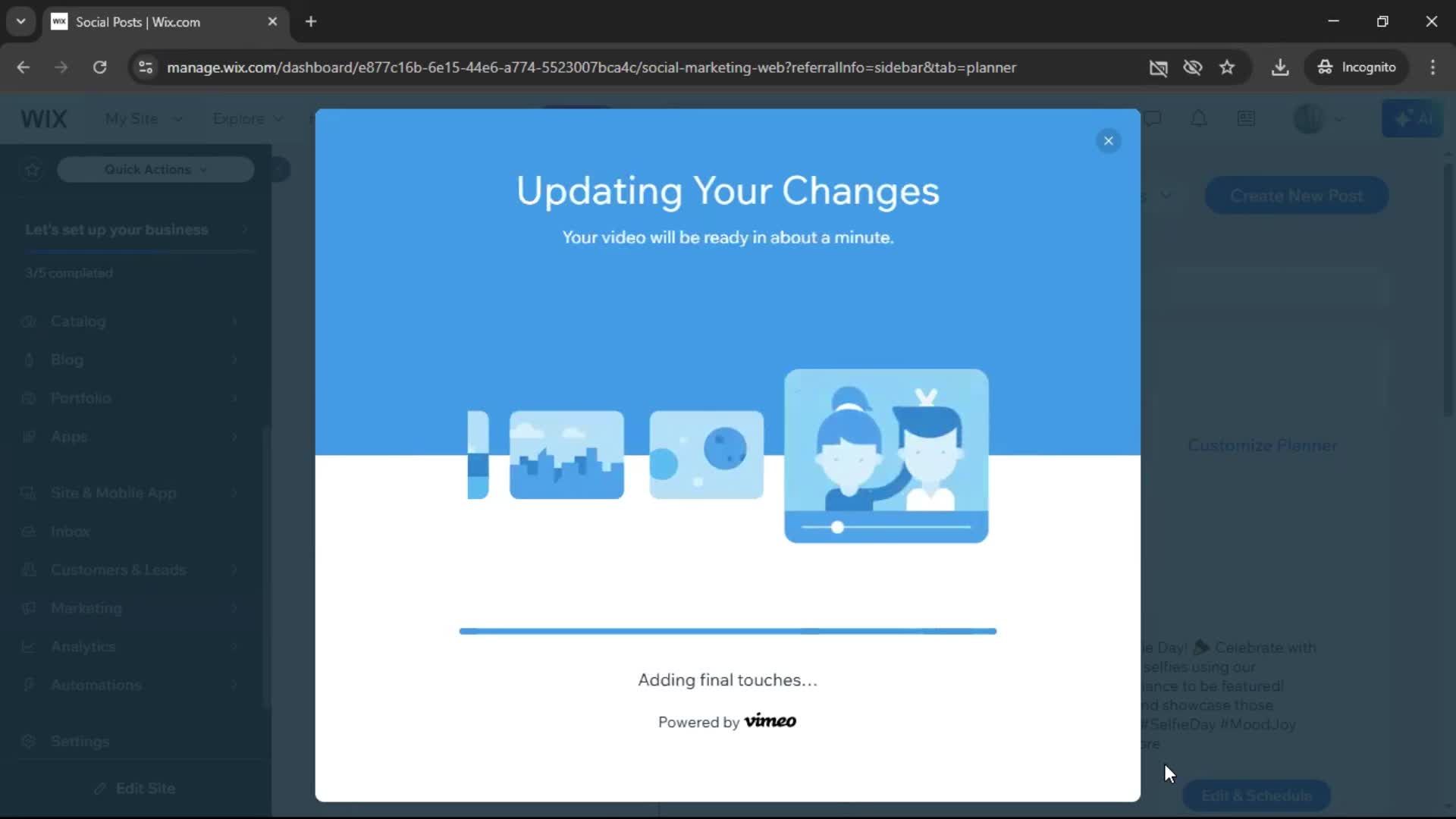 Creating a video screenshot