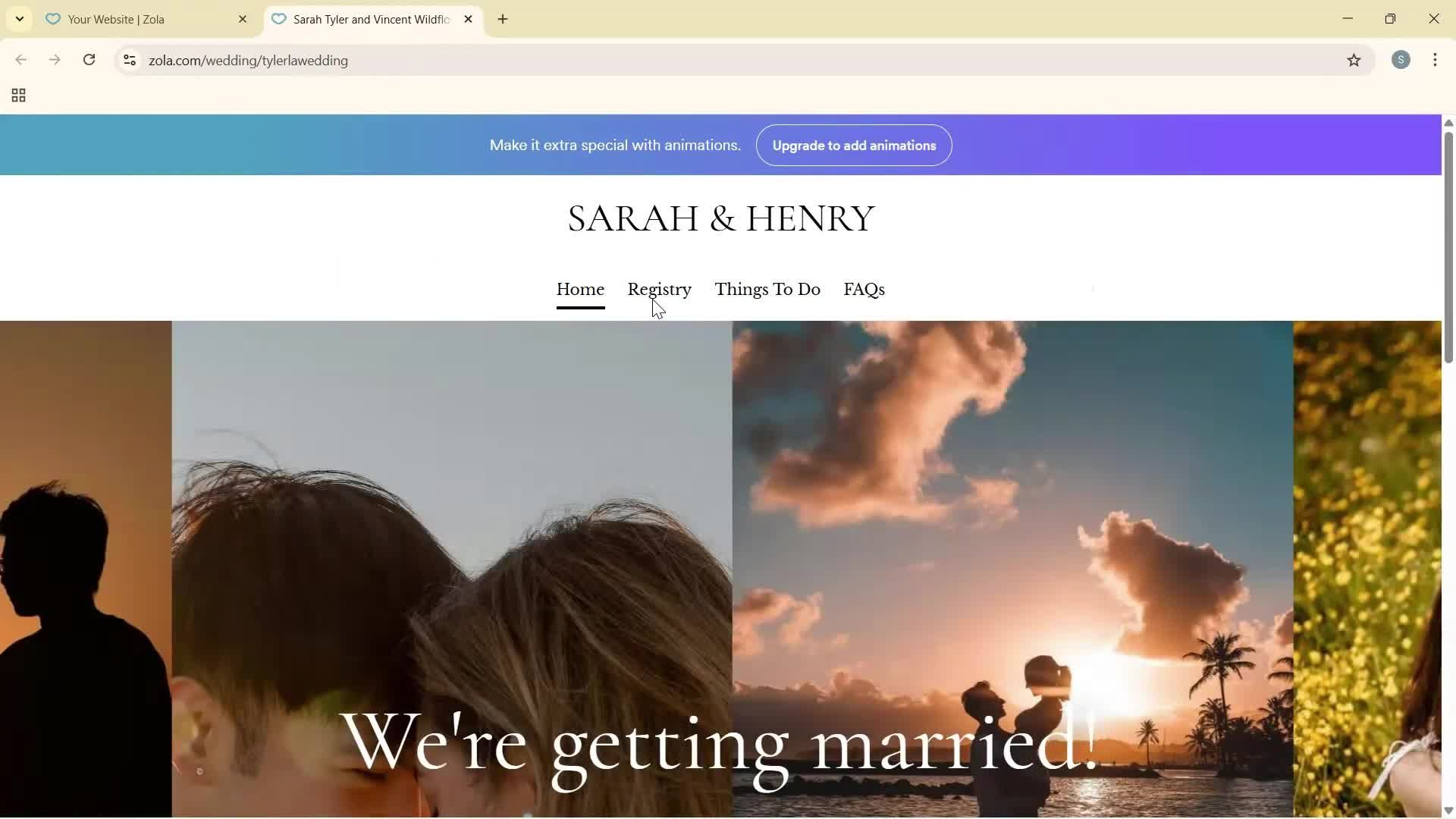 Creating a website screenshot