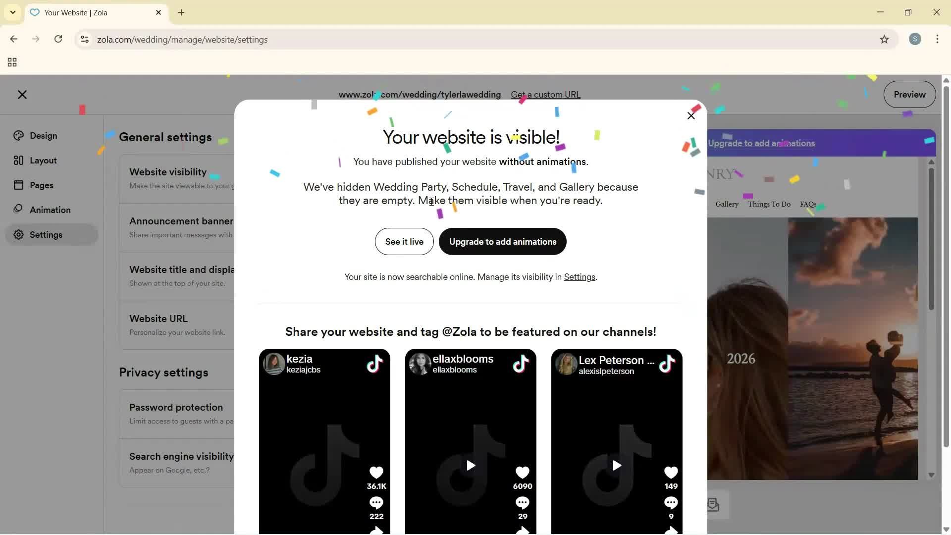 Creating a website screenshot