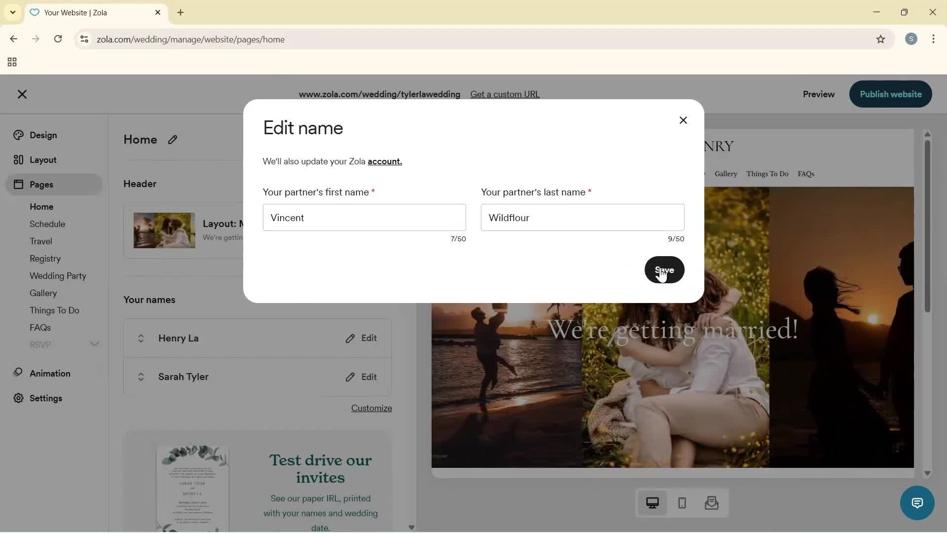 Creating a website screenshot