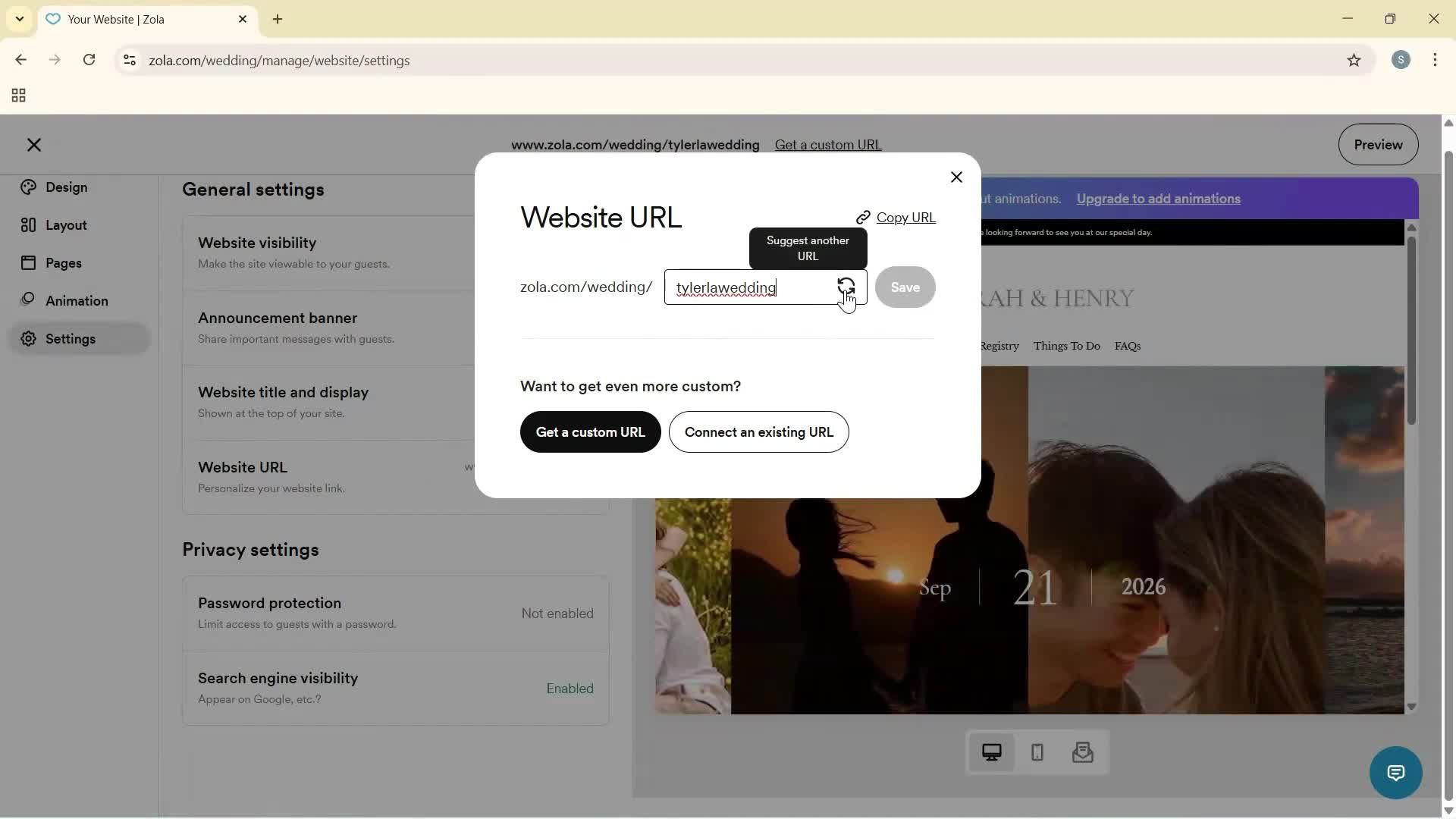 Creating a website screenshot