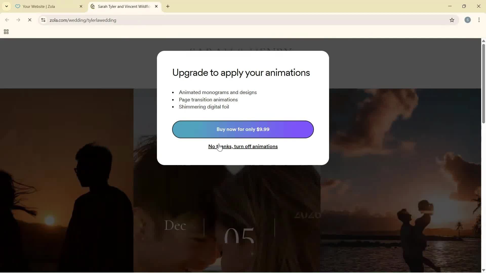 Creating a website screenshot
