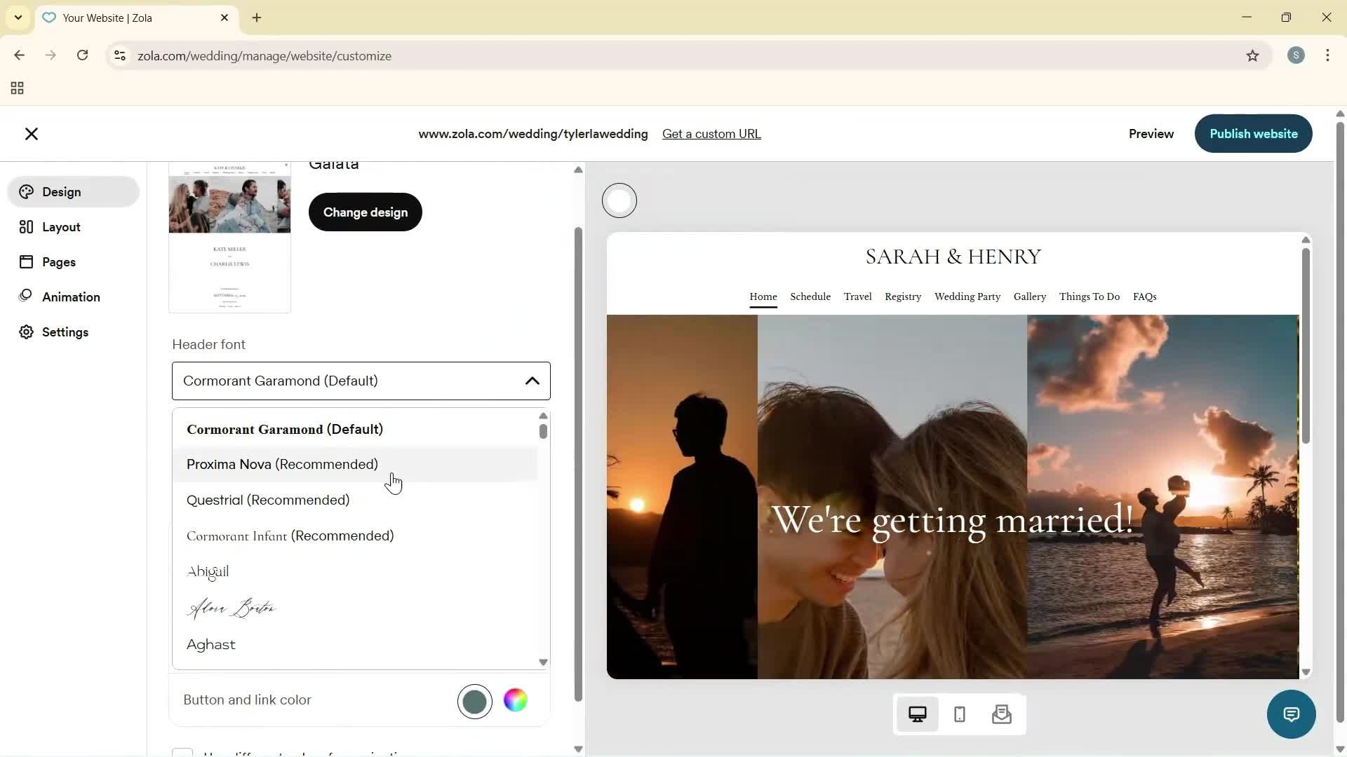 Creating a website screenshot