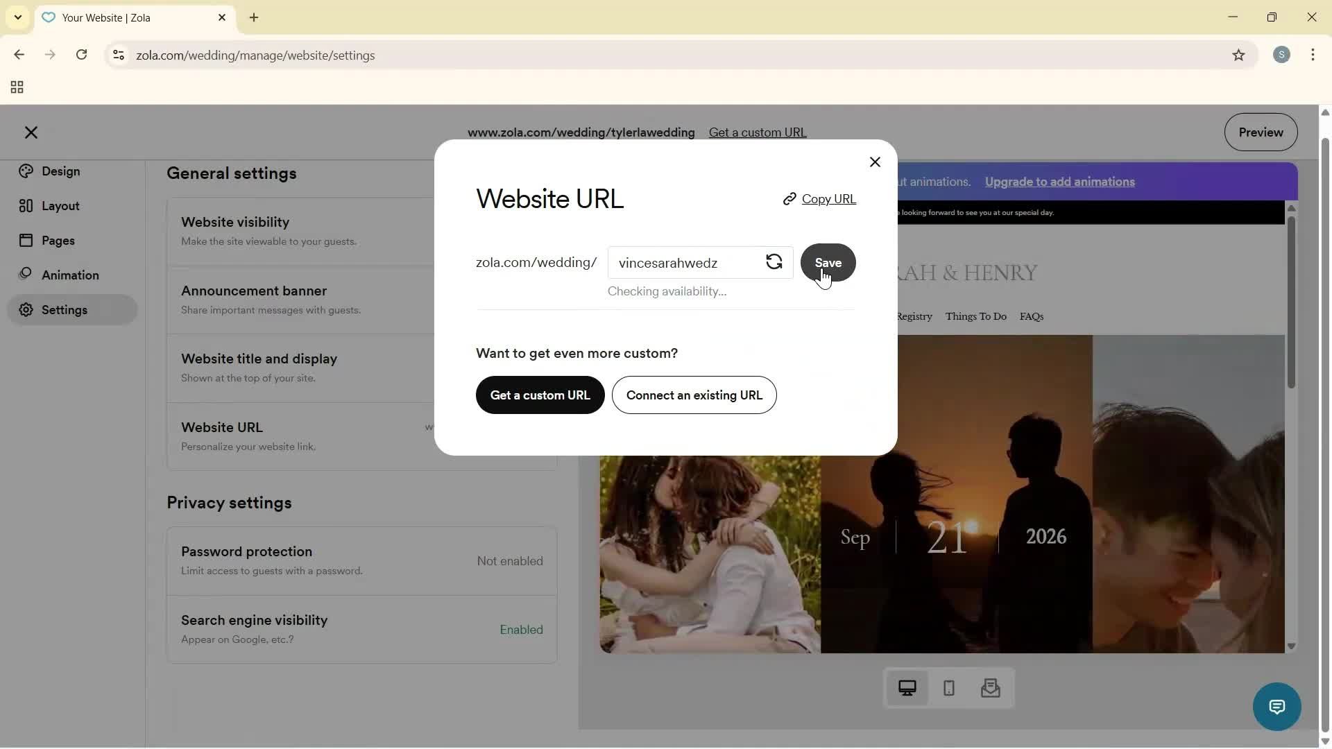 Creating a website screenshot