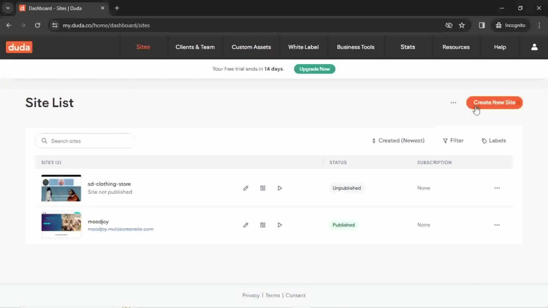 Creating a website on Duda video thumbnail