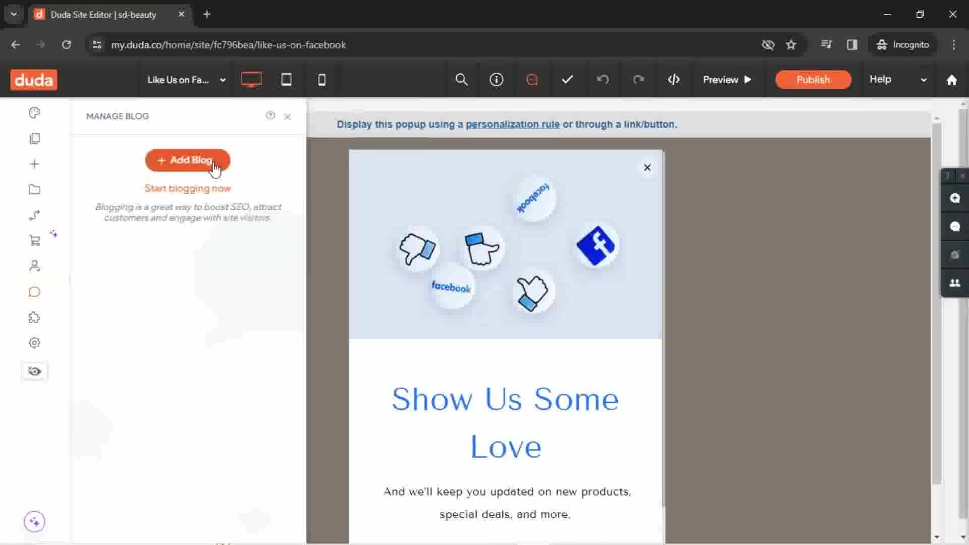 Creating a website screenshot