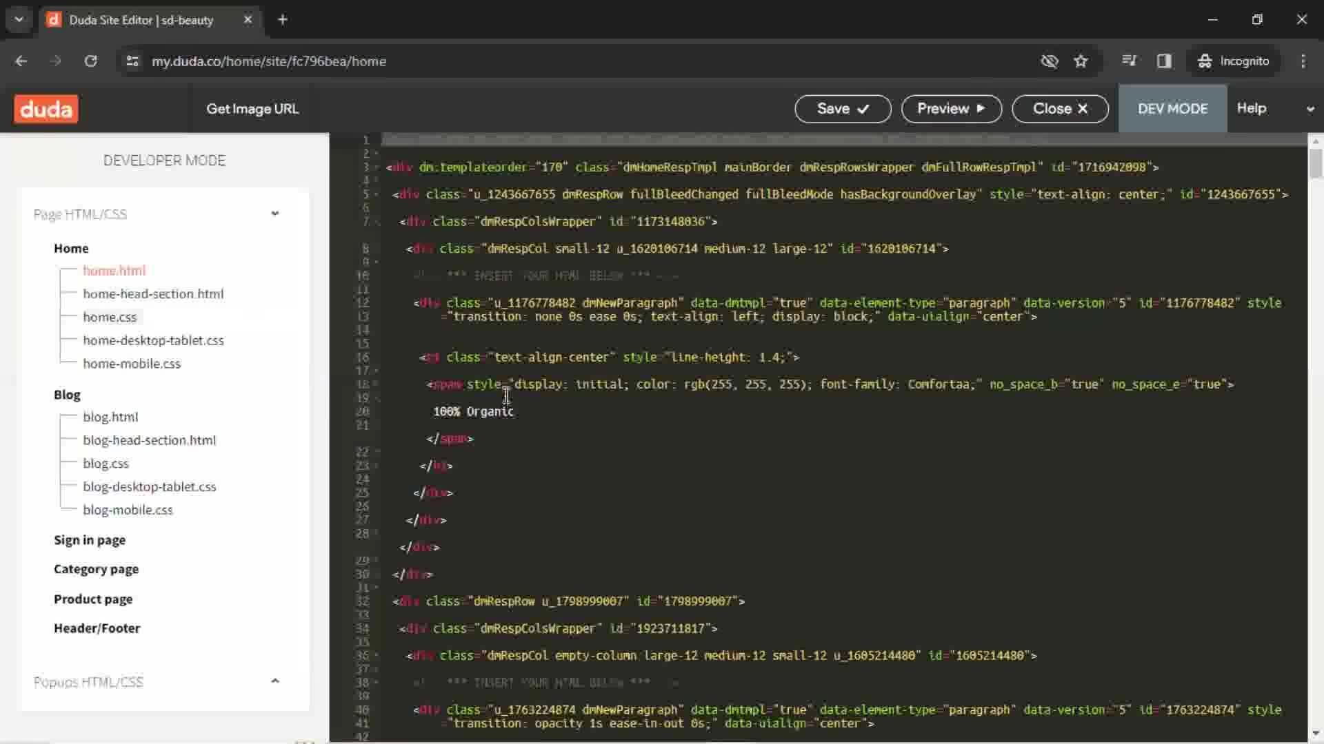 Creating a website screenshot