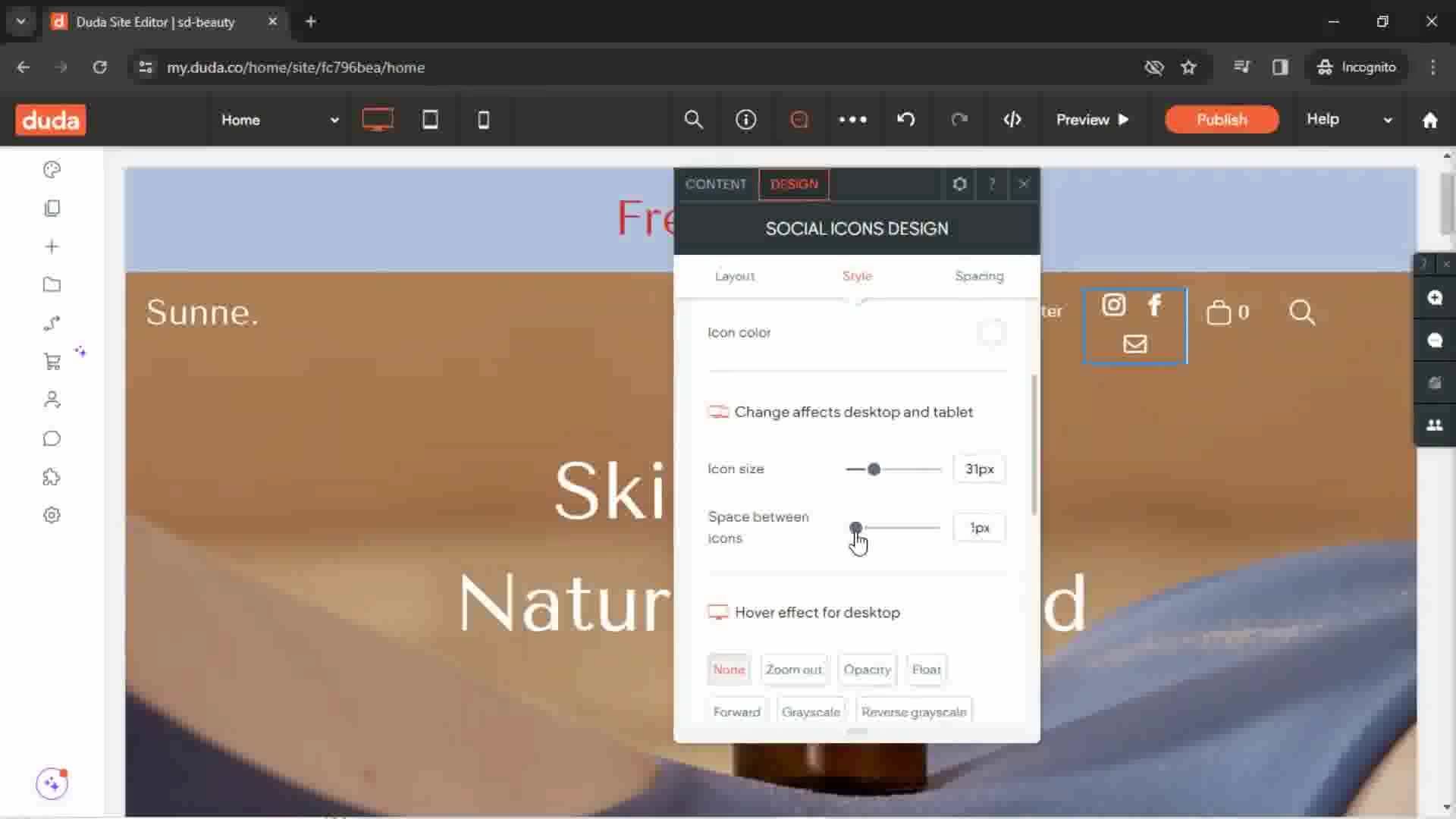 Creating a website screenshot