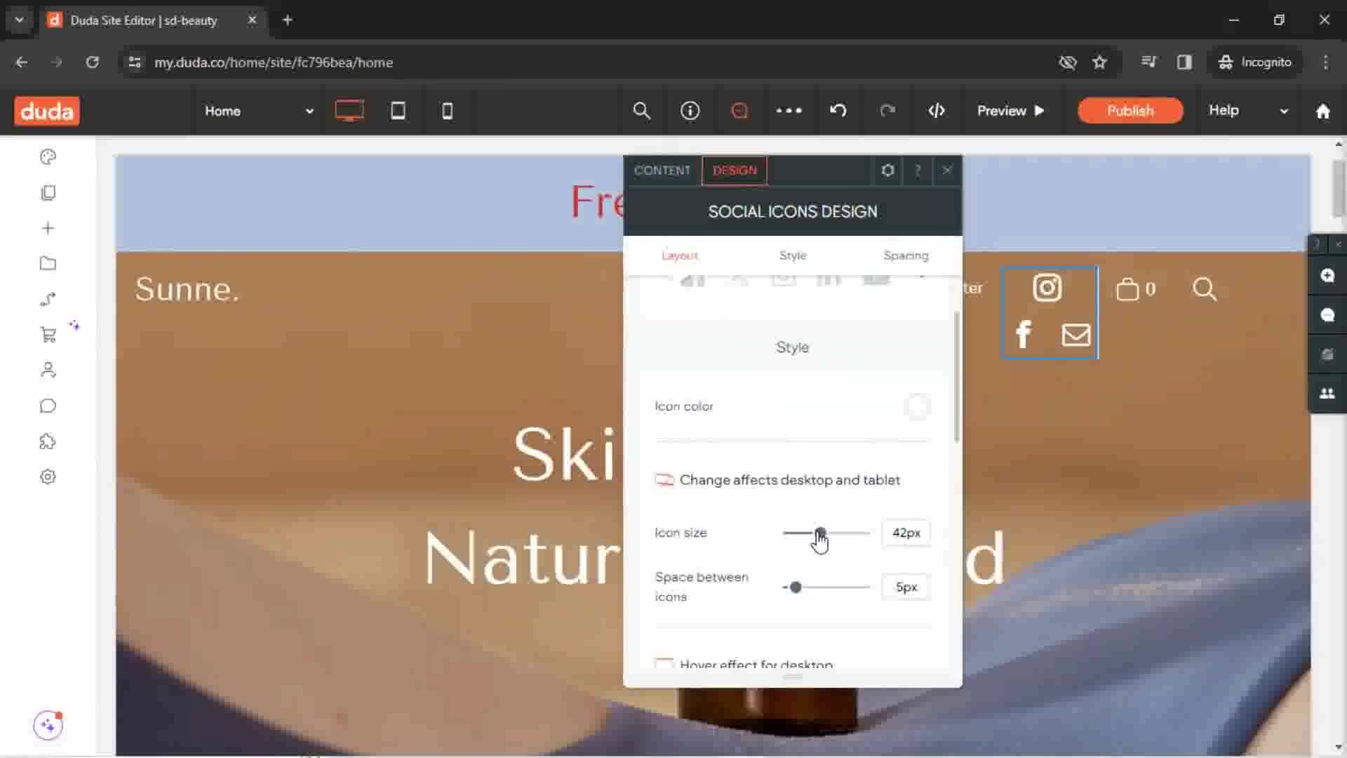 Creating a website screenshot