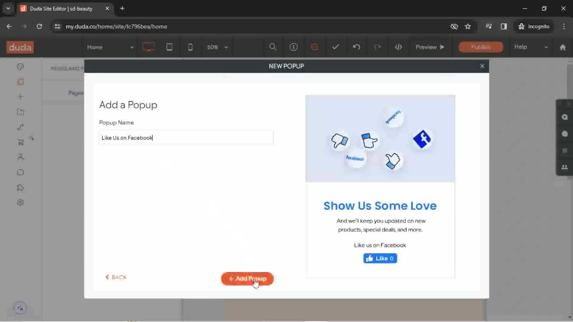Creating a website screenshot
