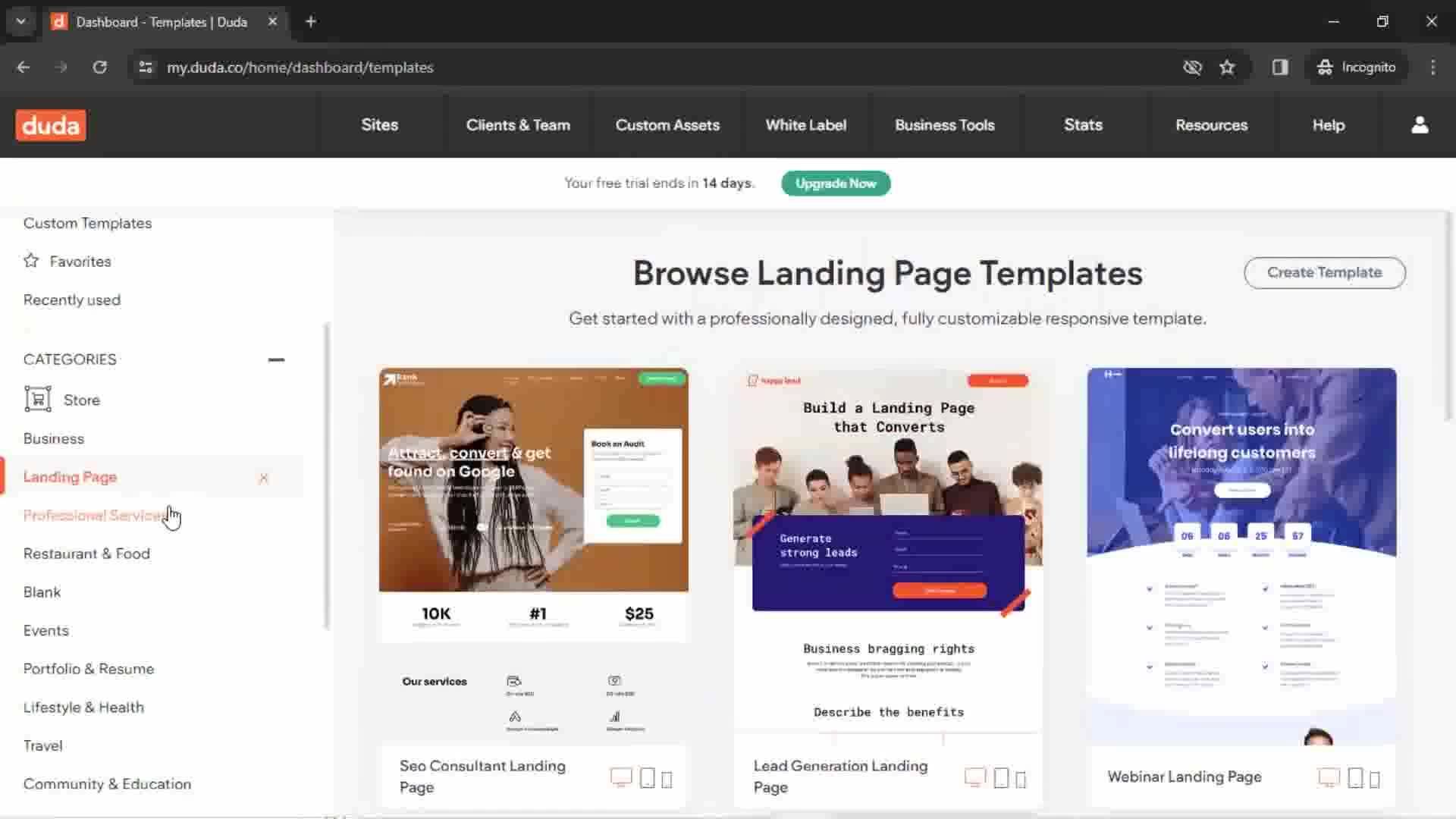 Creating a website screenshot