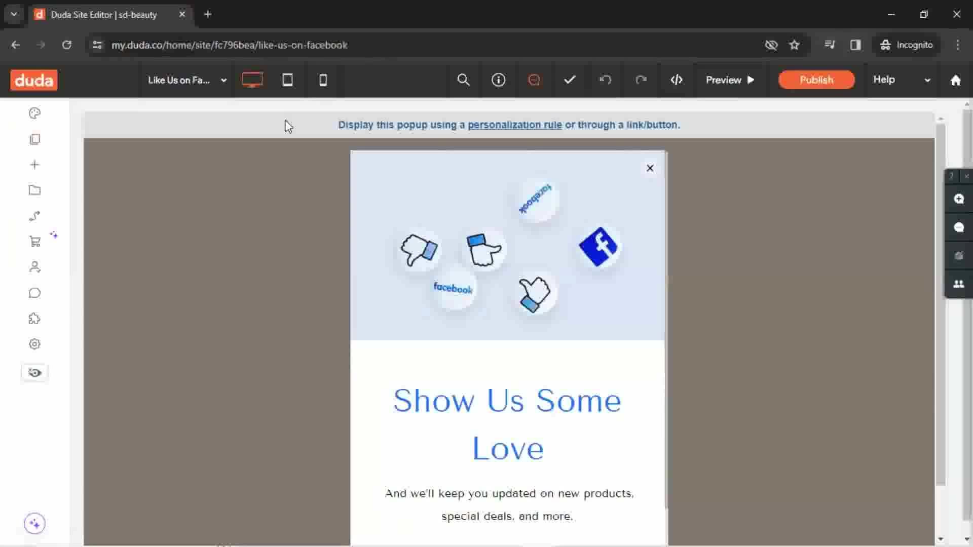 Creating a website screenshot