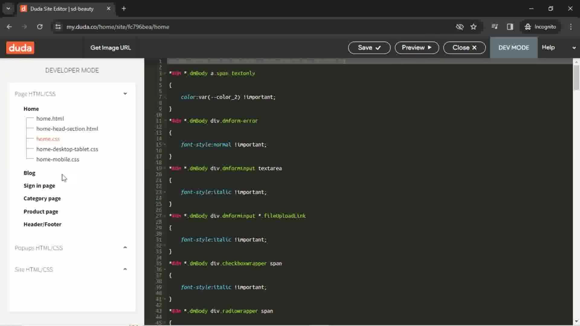 Creating a website screenshot