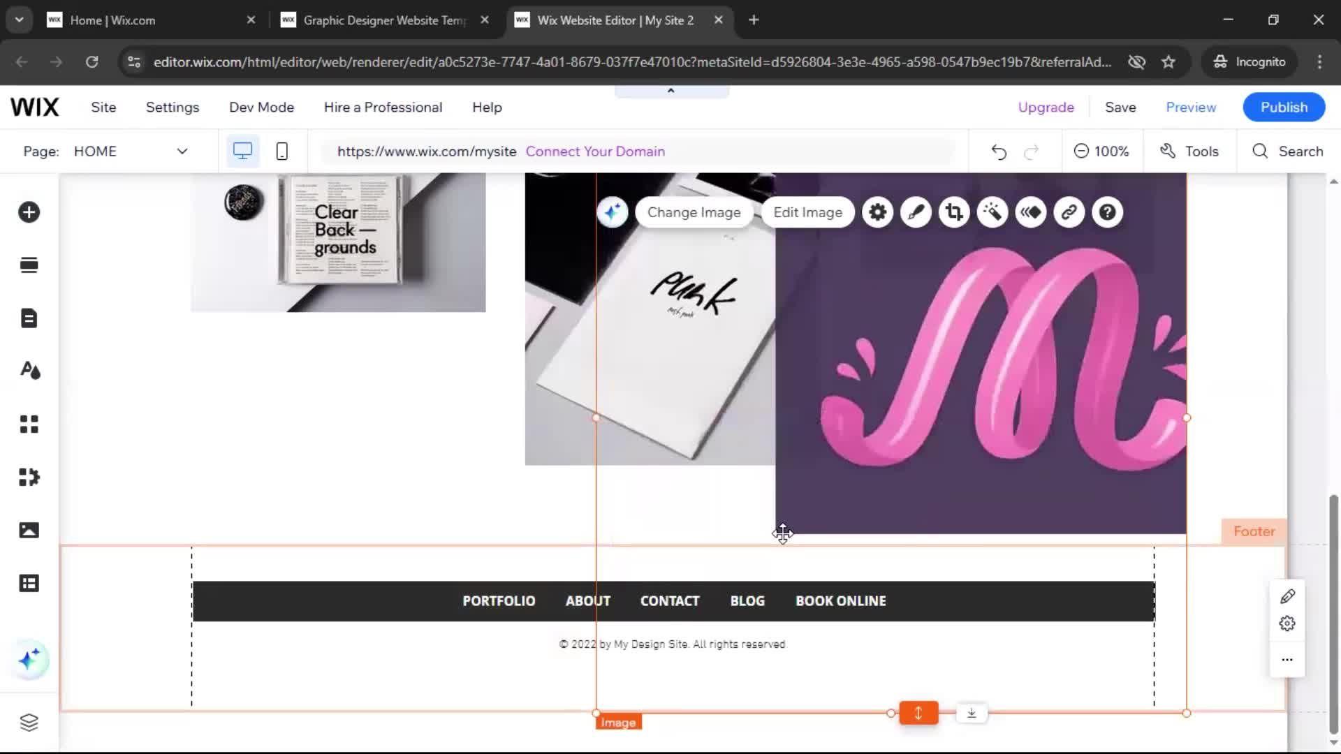 Creating a website screenshot
