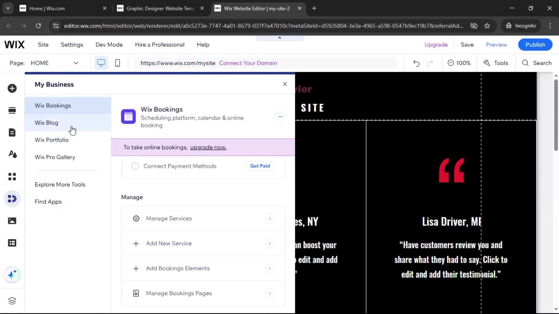 Creating a website on Wix video thumbnail