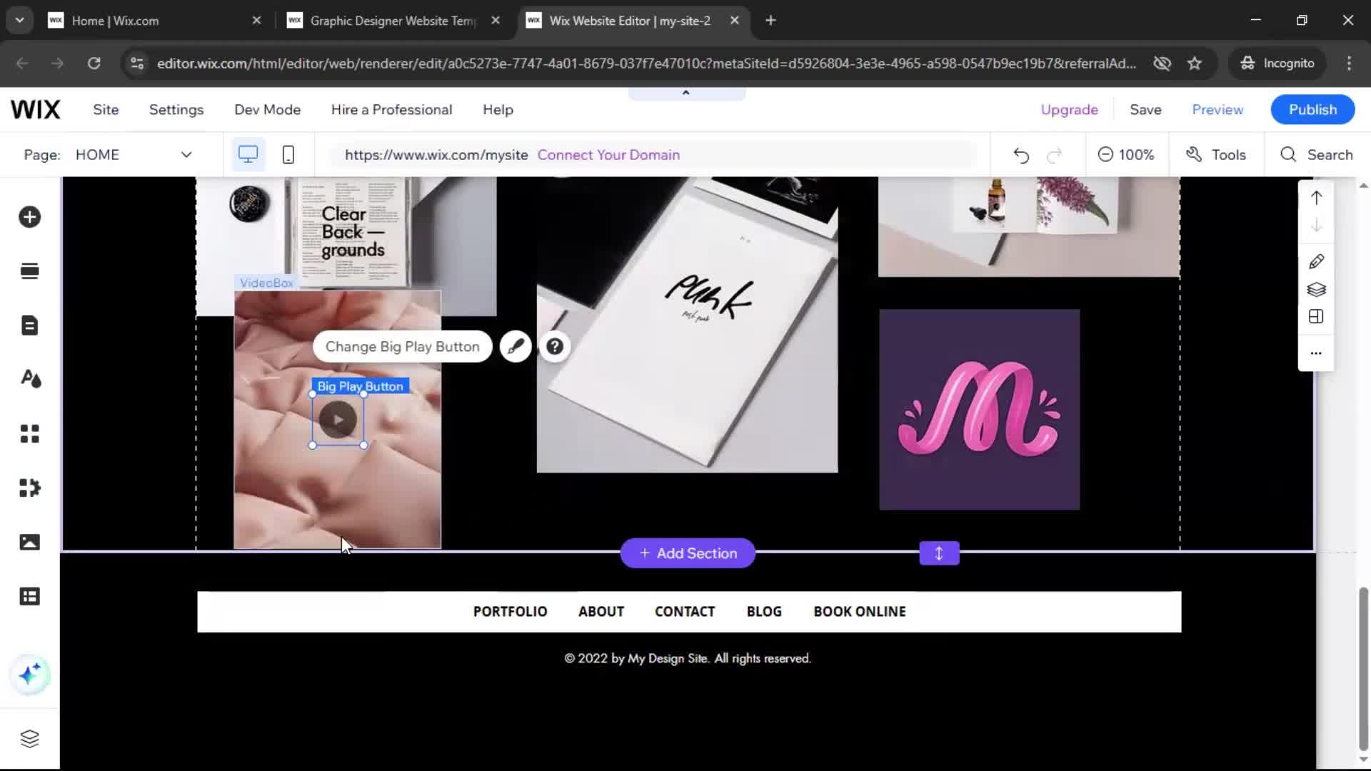 Creating a website screenshot