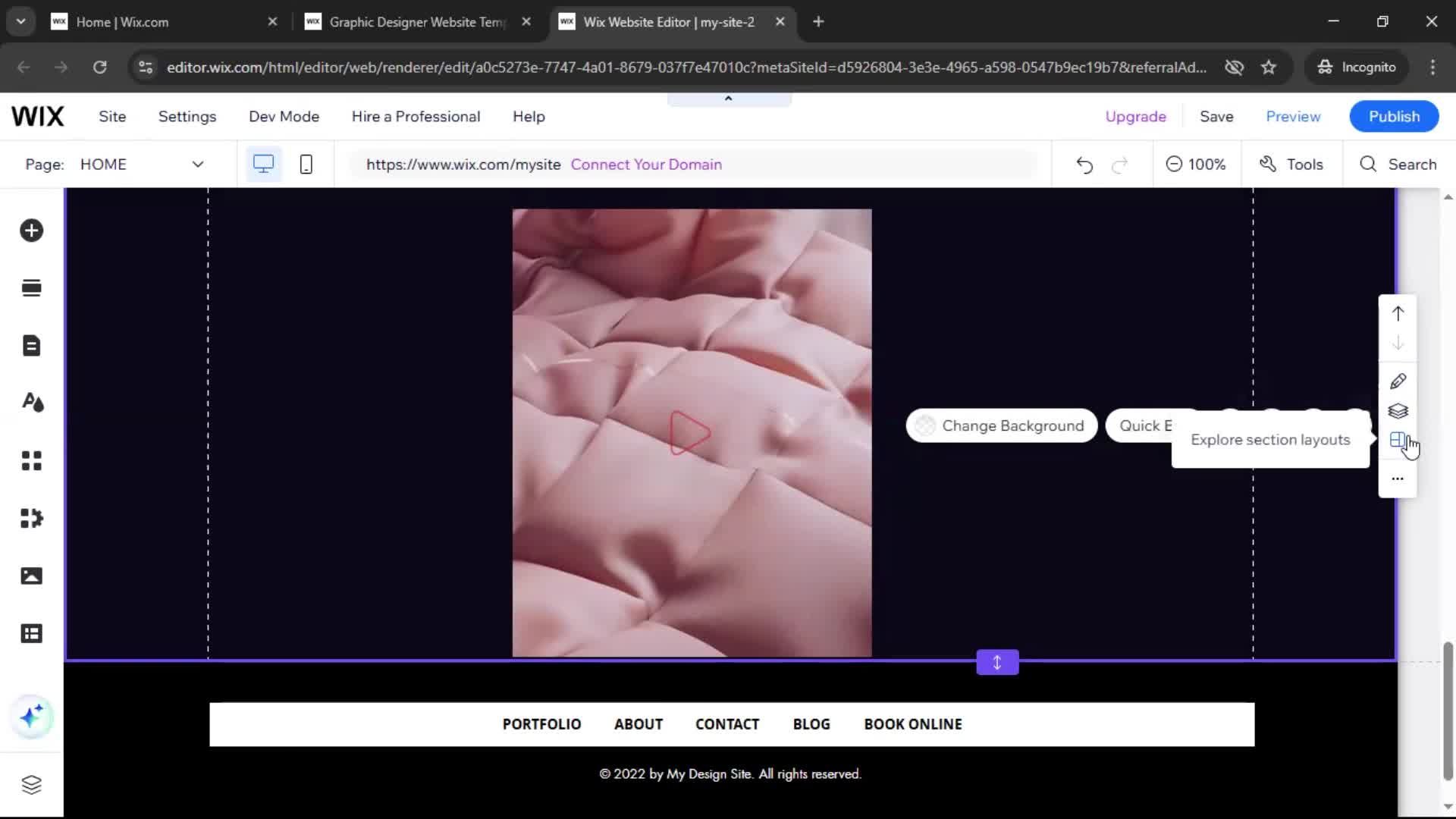 Creating a website screenshot