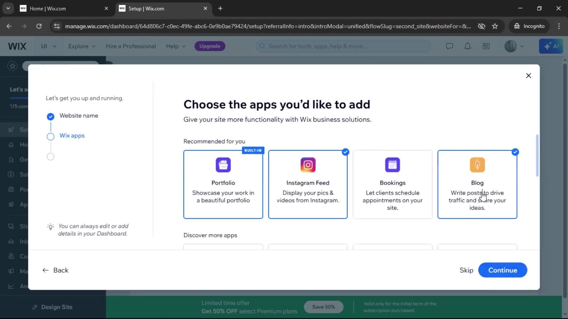 Creating a website on Wix video thumbnail