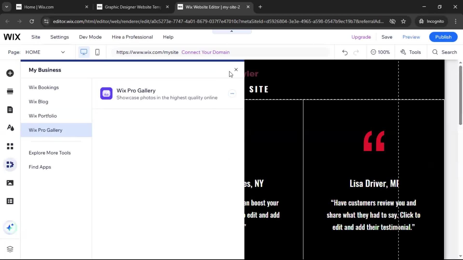 Creating a website screenshot