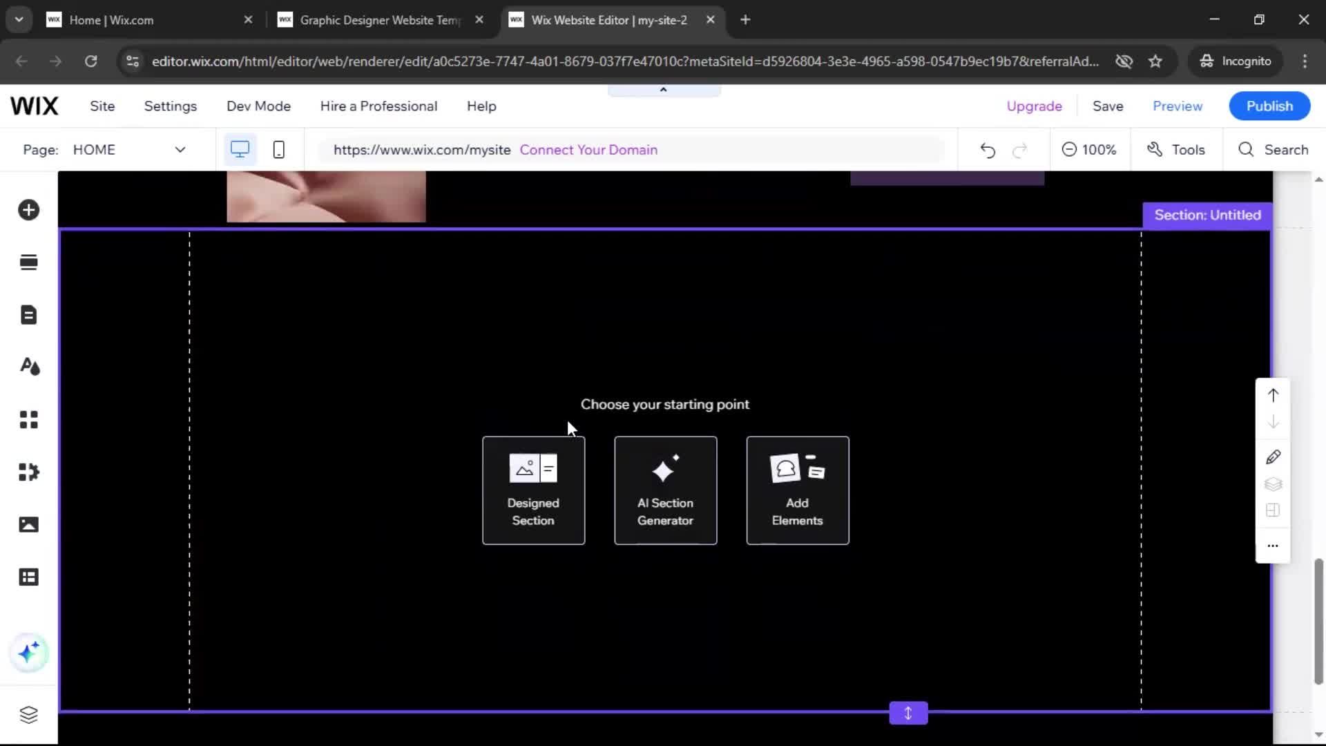 Creating a website screenshot