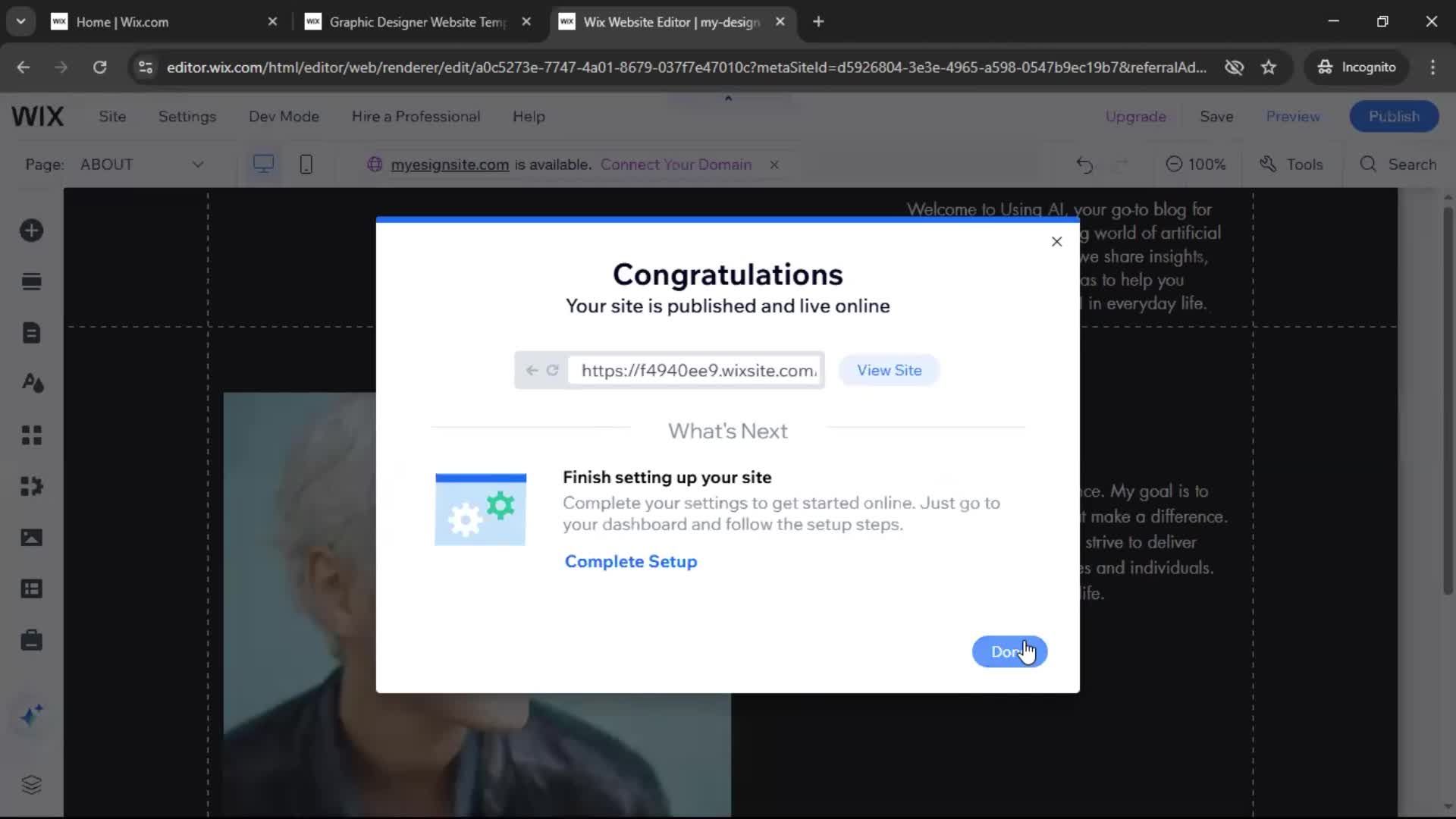 Creating a website on Wix video thumbnail