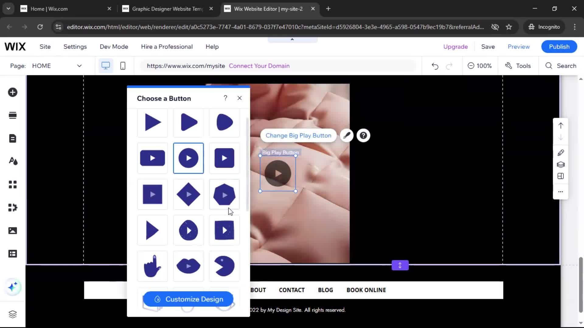 Creating a website screenshot