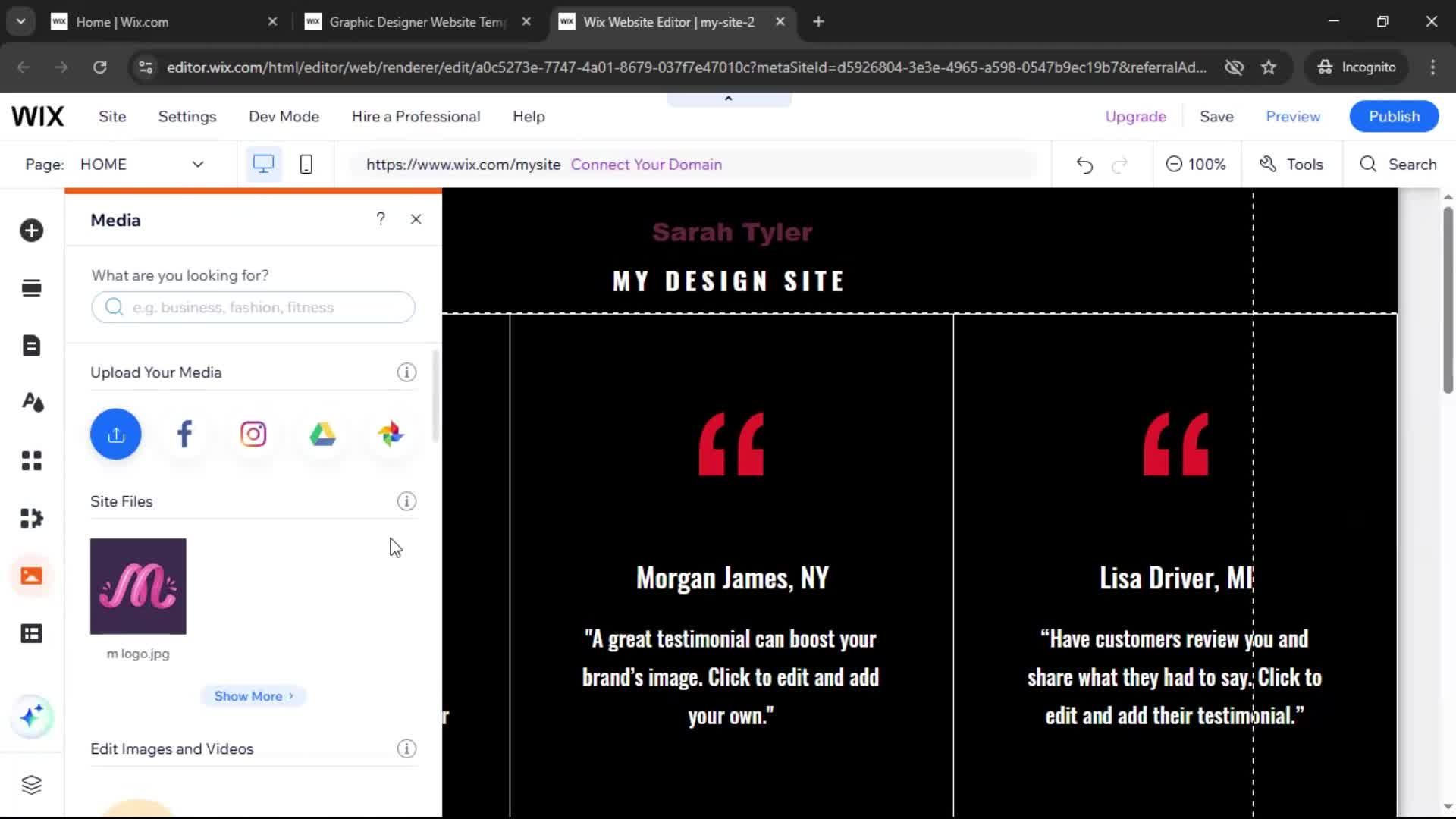 Creating a website on Wix video thumbnail