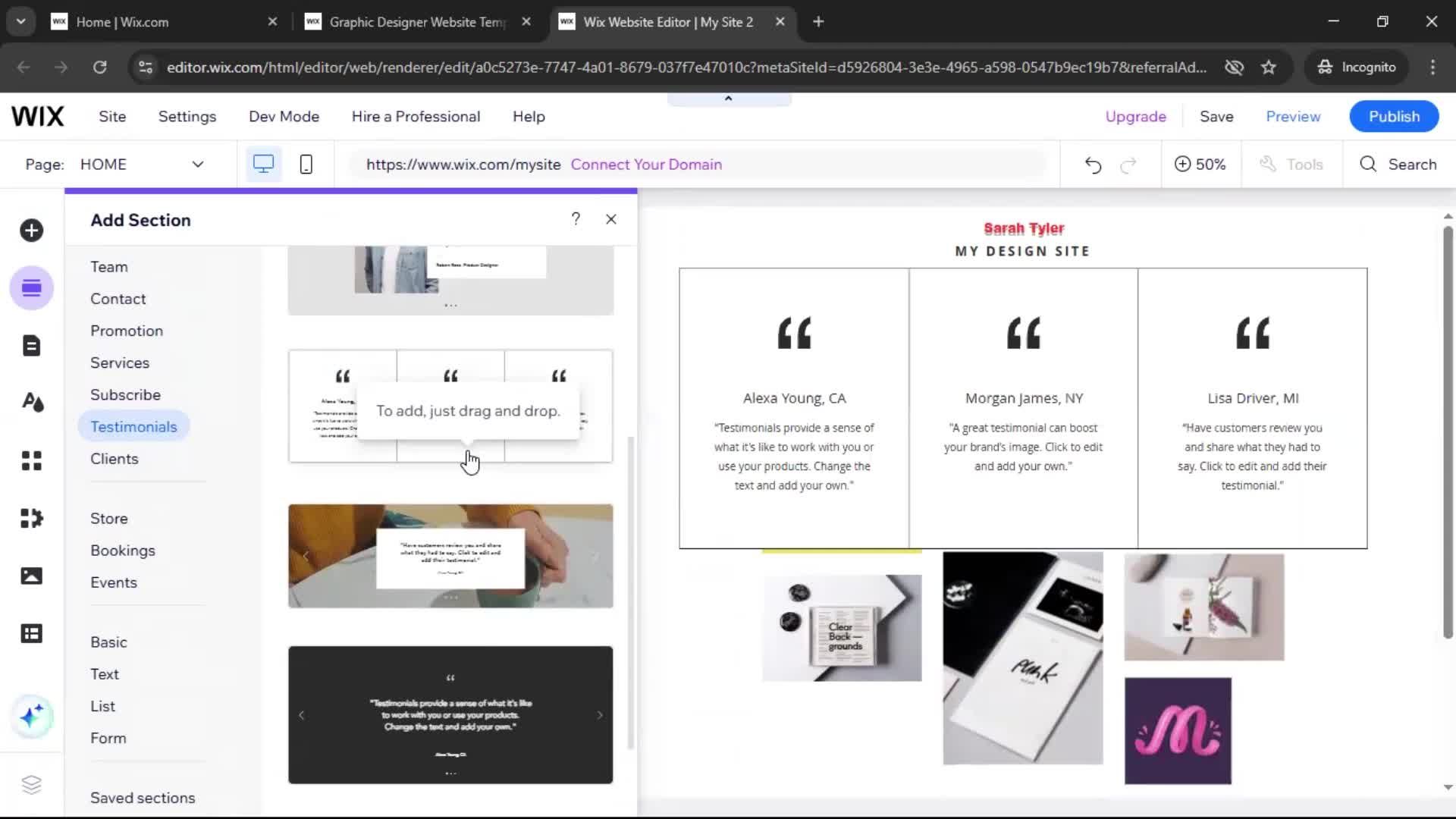 Creating a website on Wix video thumbnail