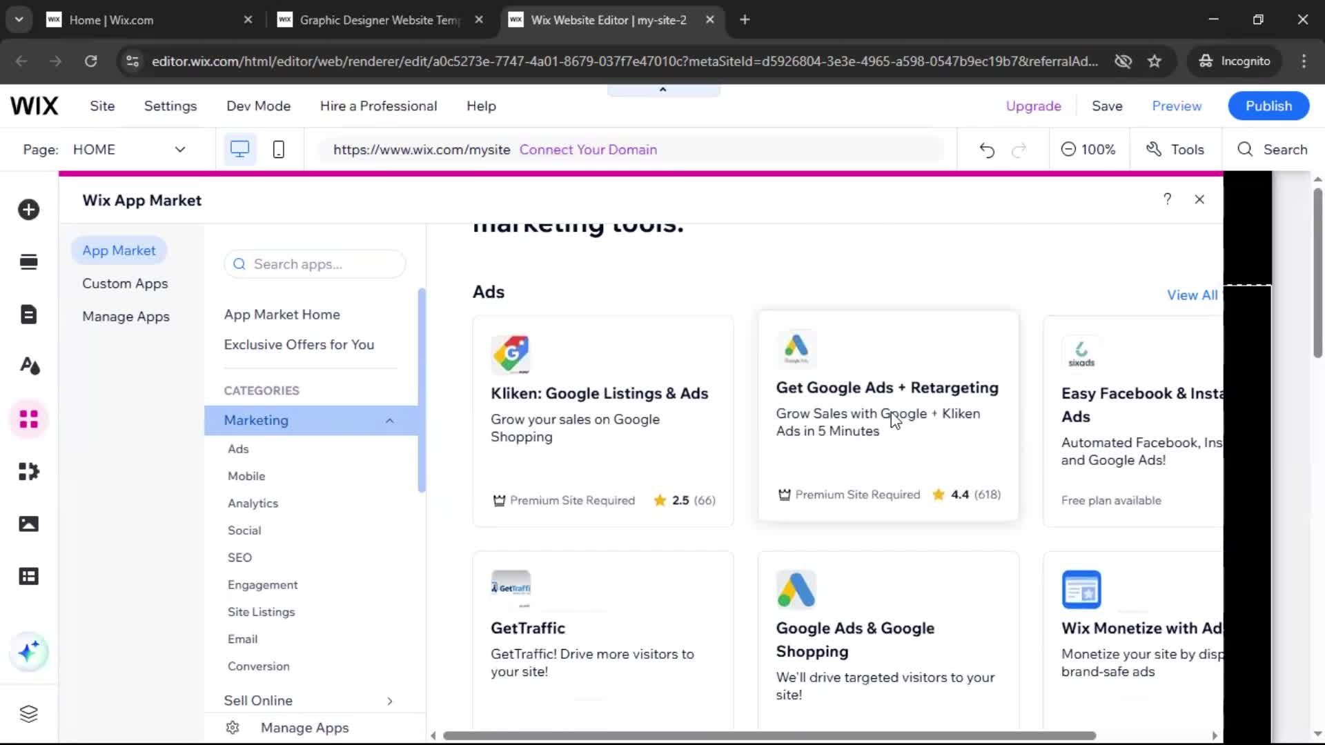 Creating a website screenshot