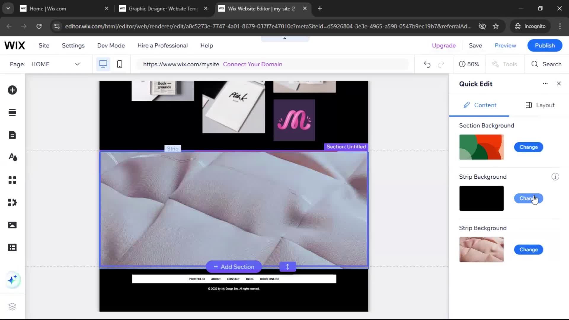 Creating a website screenshot