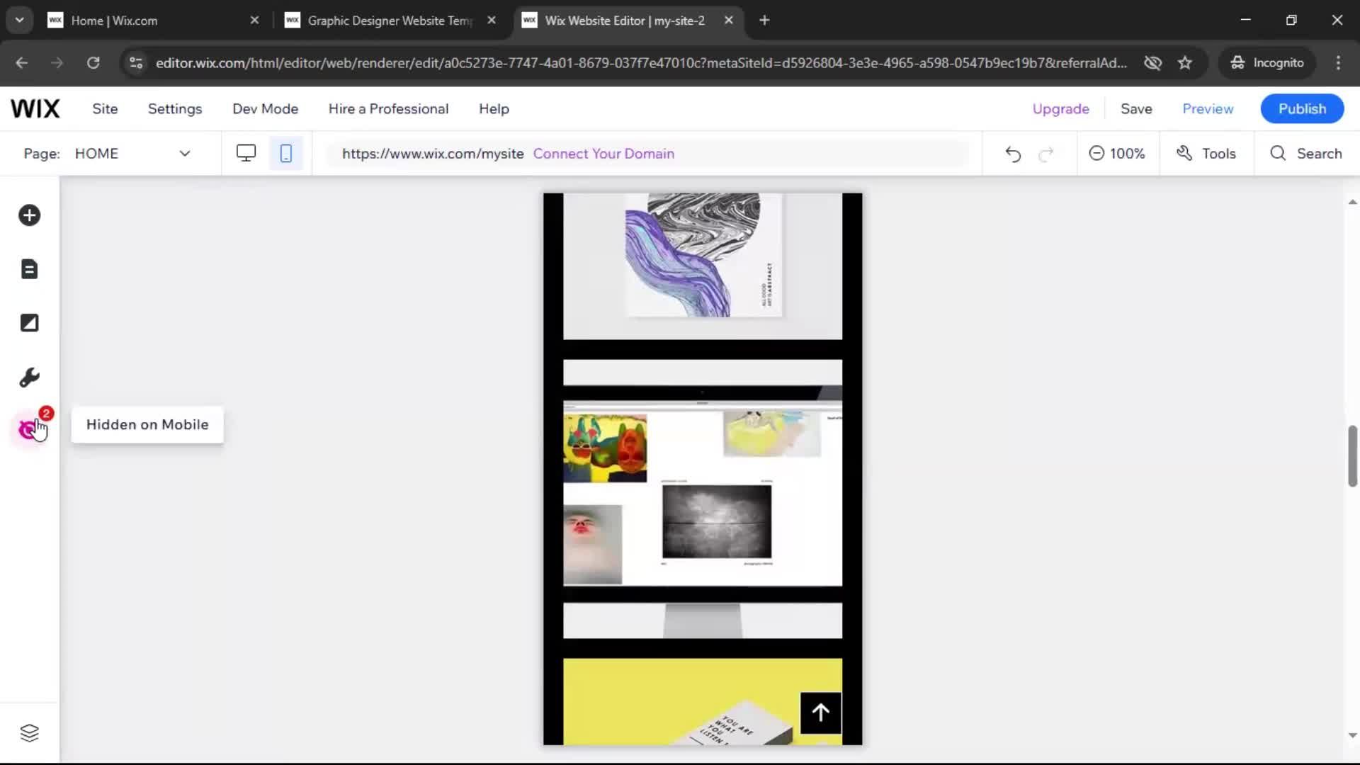 Creating a website screenshot