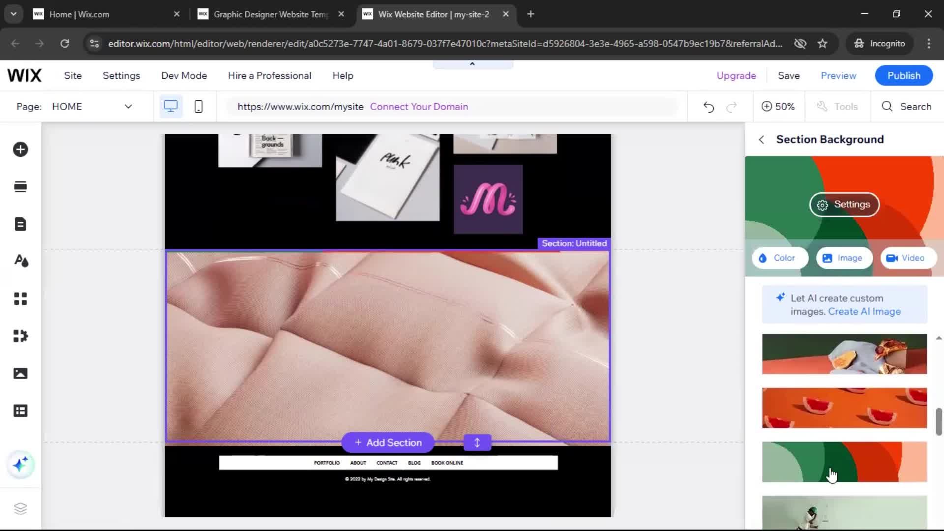 Creating a website on Wix video thumbnail