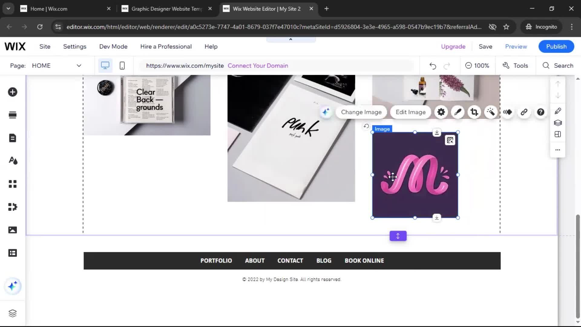 Creating a website screenshot
