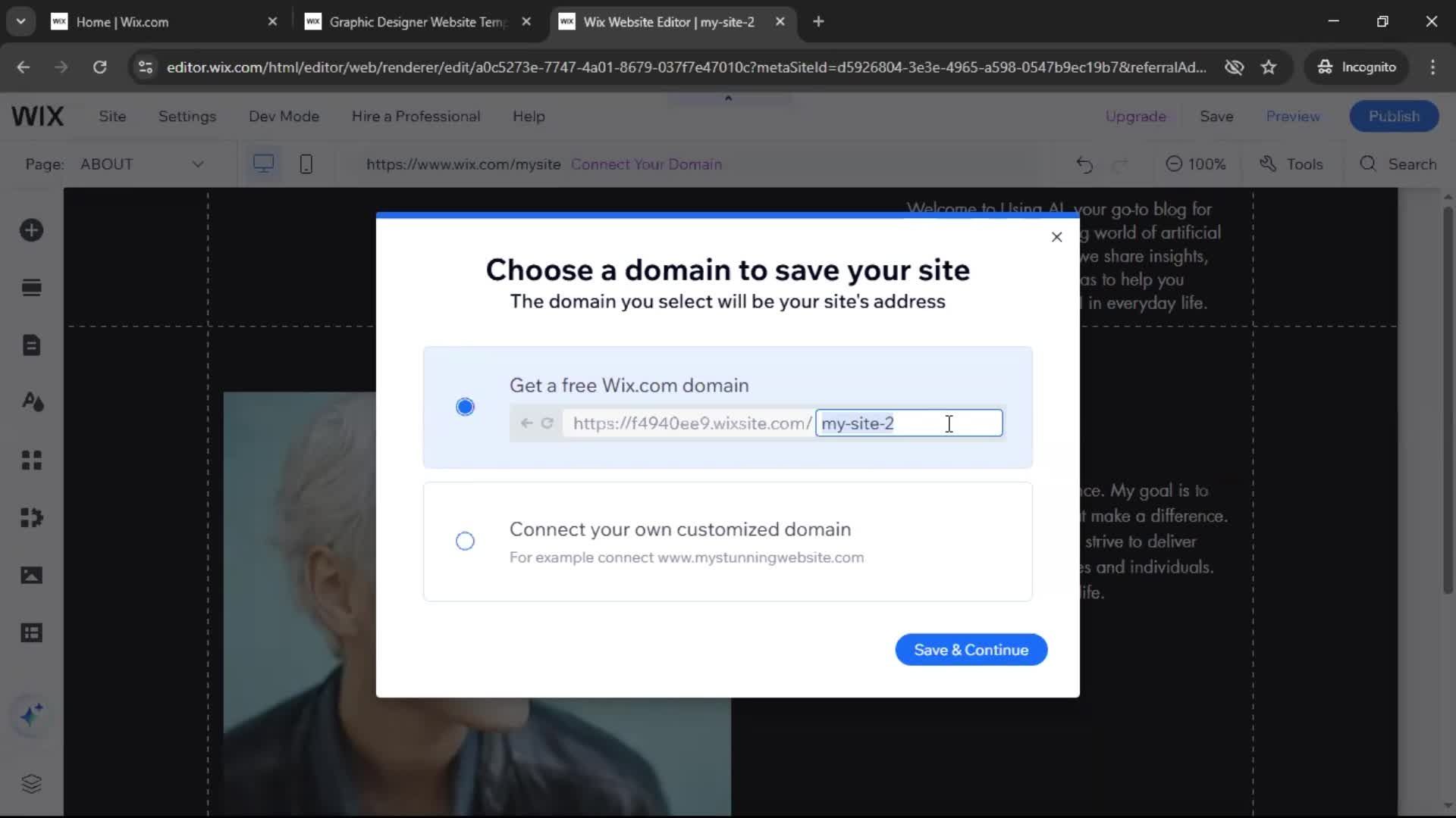 Creating a website on Wix video thumbnail