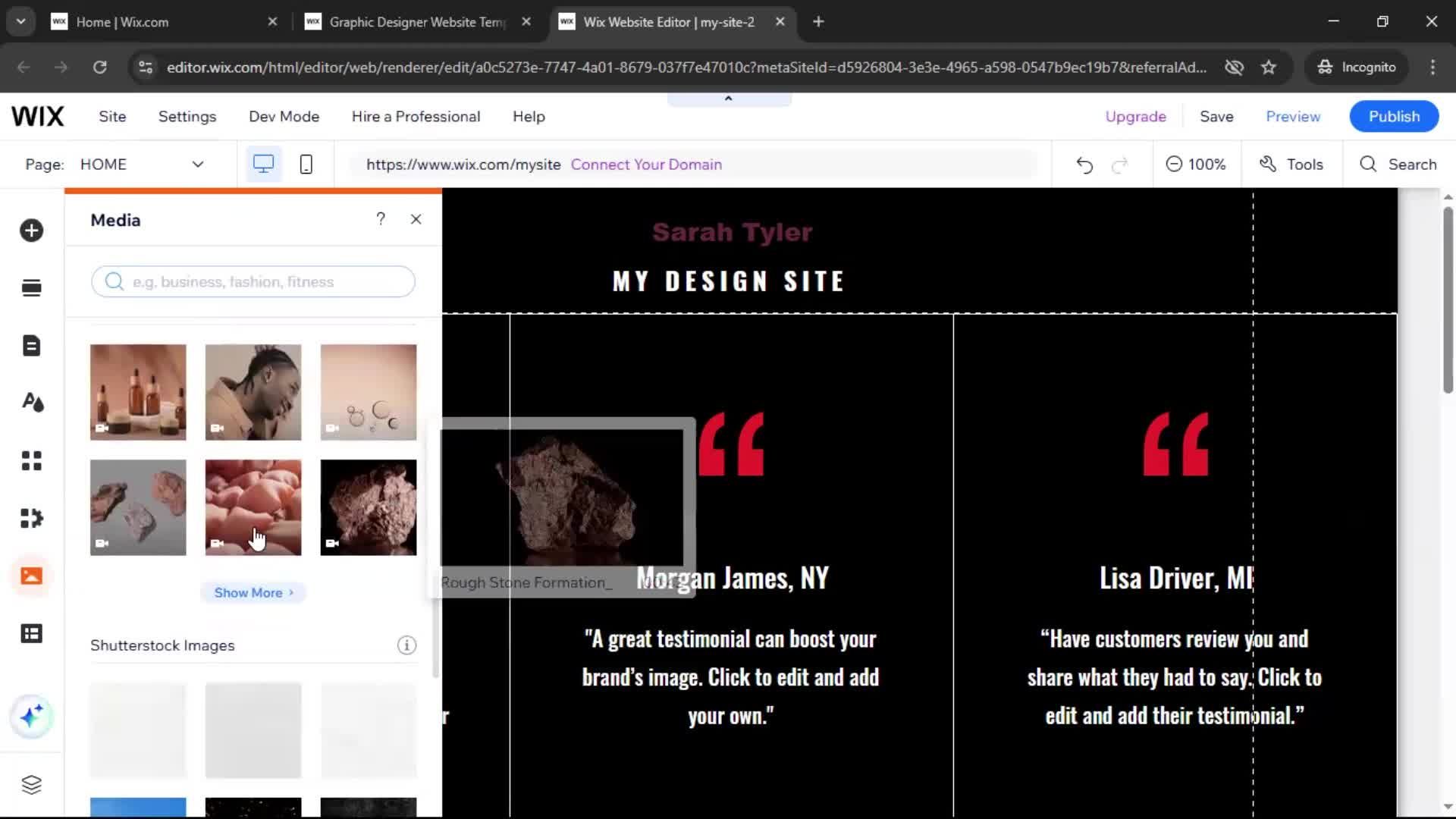 Creating a website on Wix video thumbnail