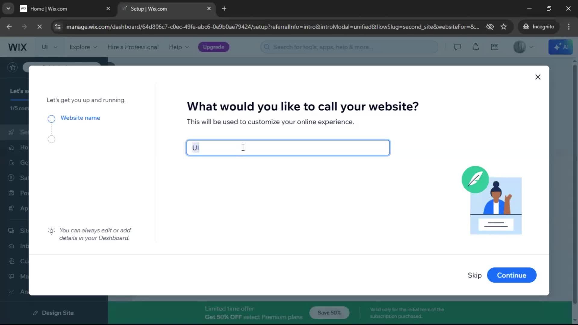 Creating a website on Wix video thumbnail