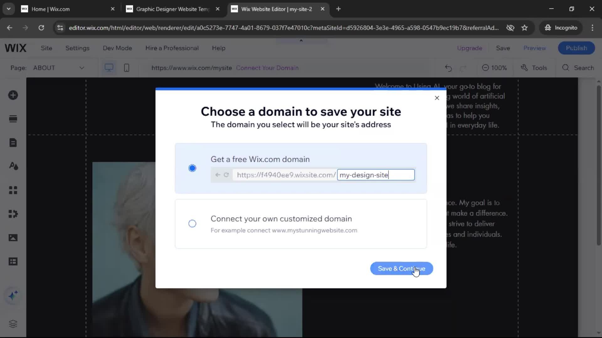 Creating a website screenshot