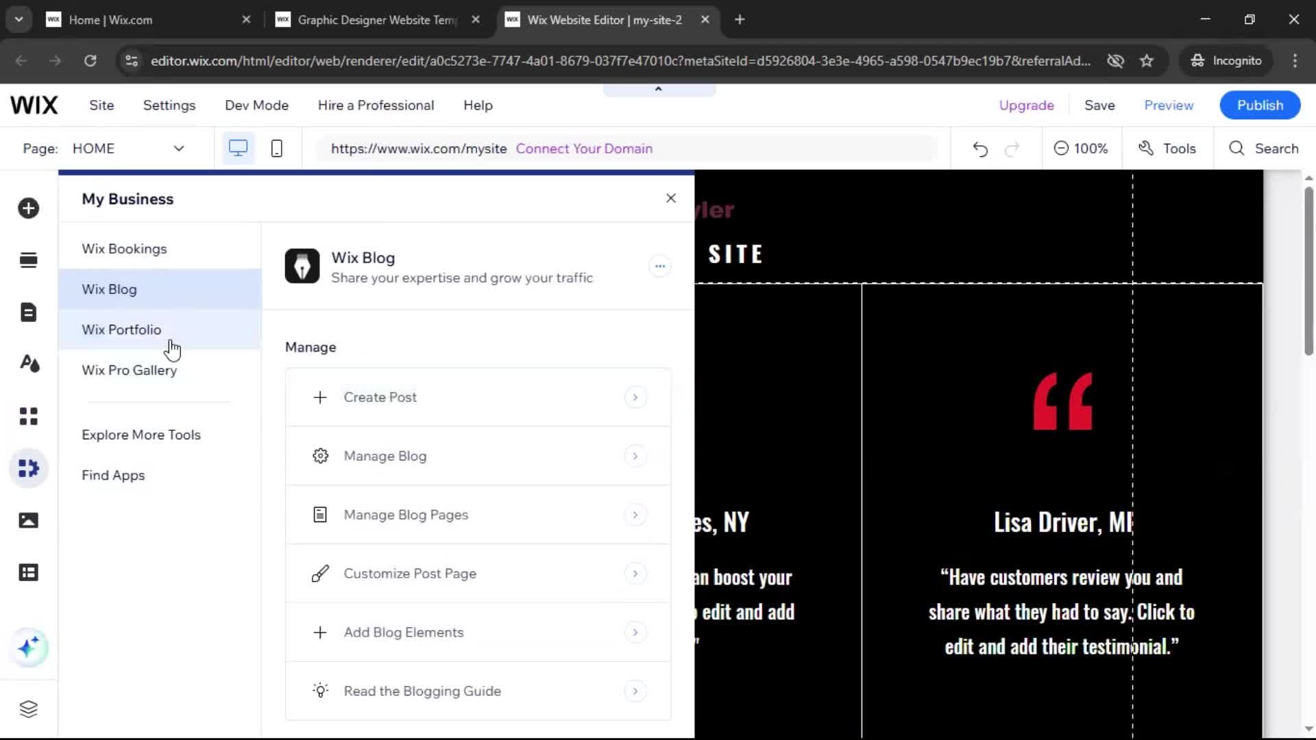 Creating a website on Wix video thumbnail