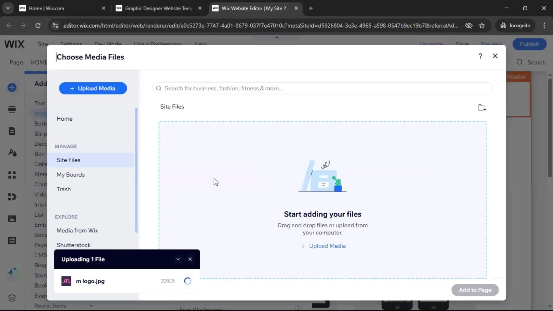 Creating a website on Wix video thumbnail