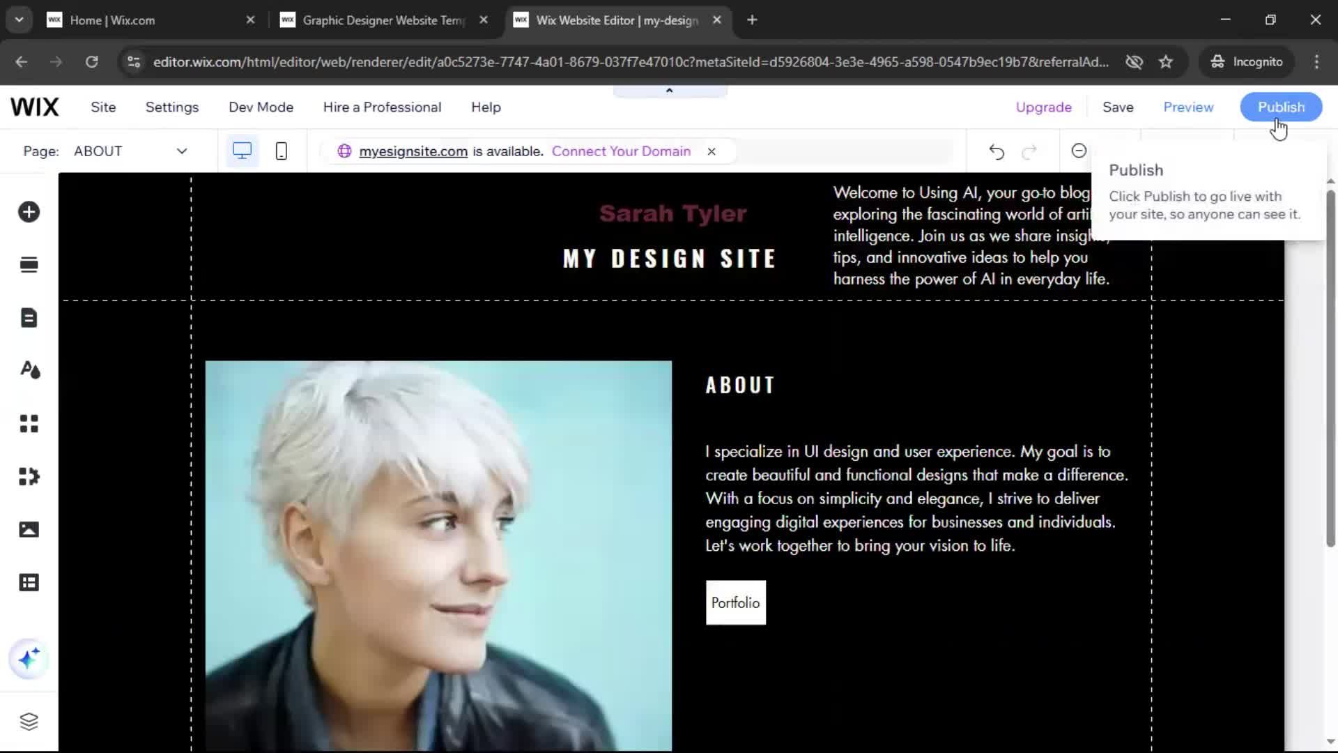 Creating a website on Wix video thumbnail